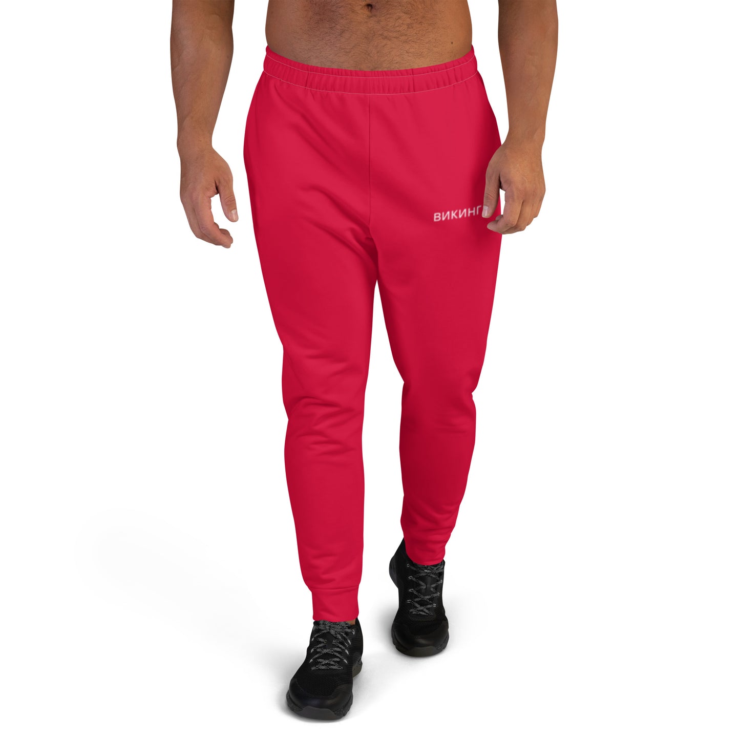 ВИКИНГ Original Lipstick Red Slim Fit Joggers Men’s