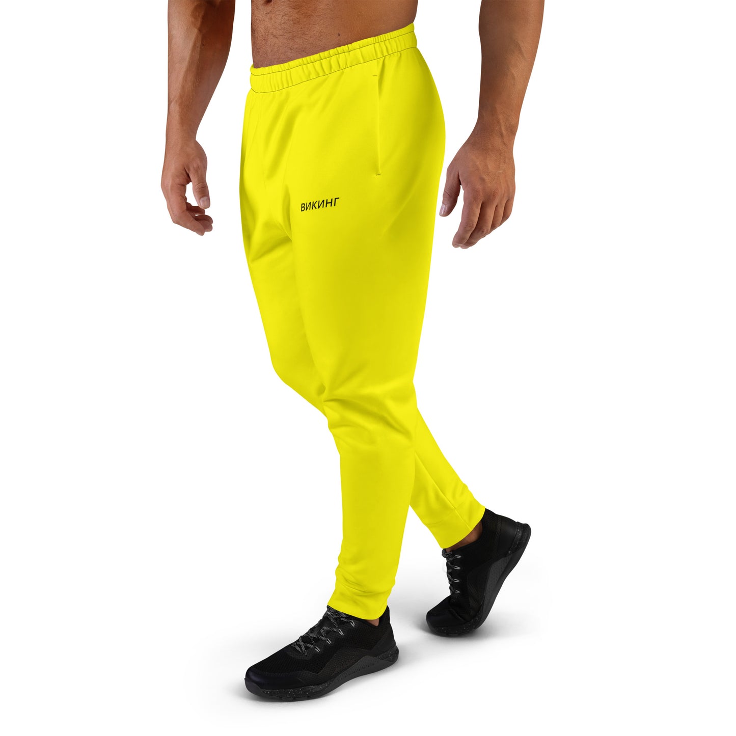 ВИКИНГ Original Bumble Bee Yellow Slim Fit Joggers Men’s