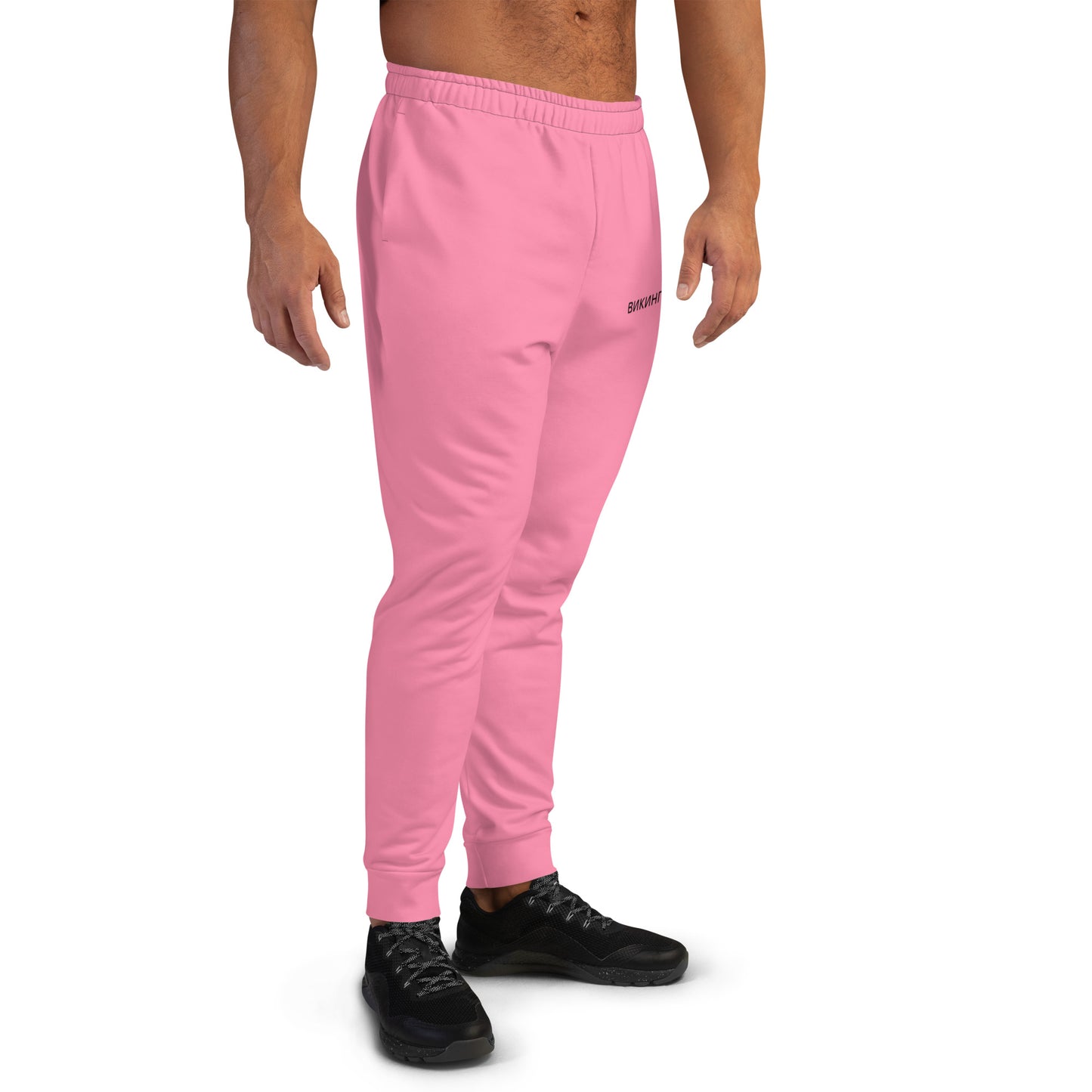 ВИКИНГ Original Bubble Gum Pink Slim Fit Joggers Men’s