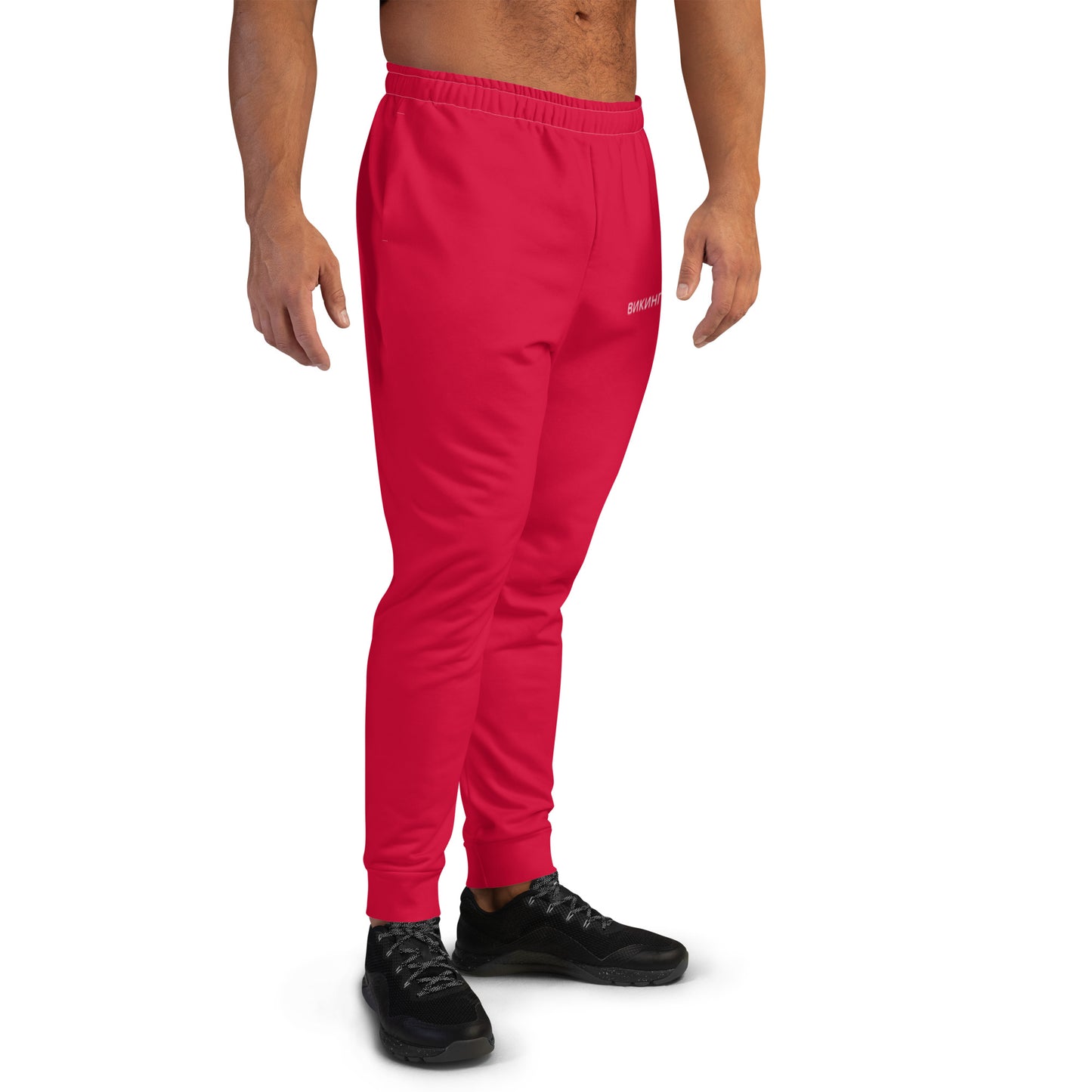 ВИКИНГ Original Lipstick Red Slim Fit Joggers Men’s