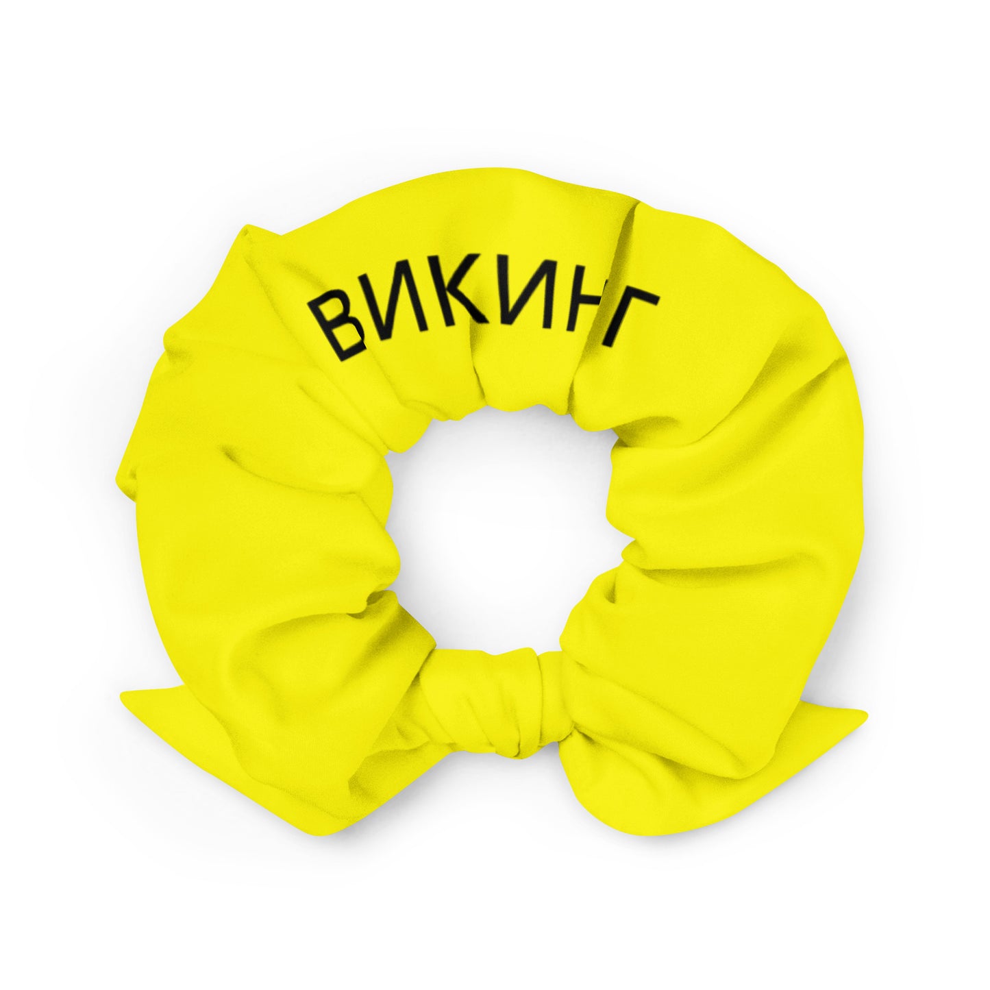 ВИКИНГ Original Bumble Bee Yellow Hair Scrunchie