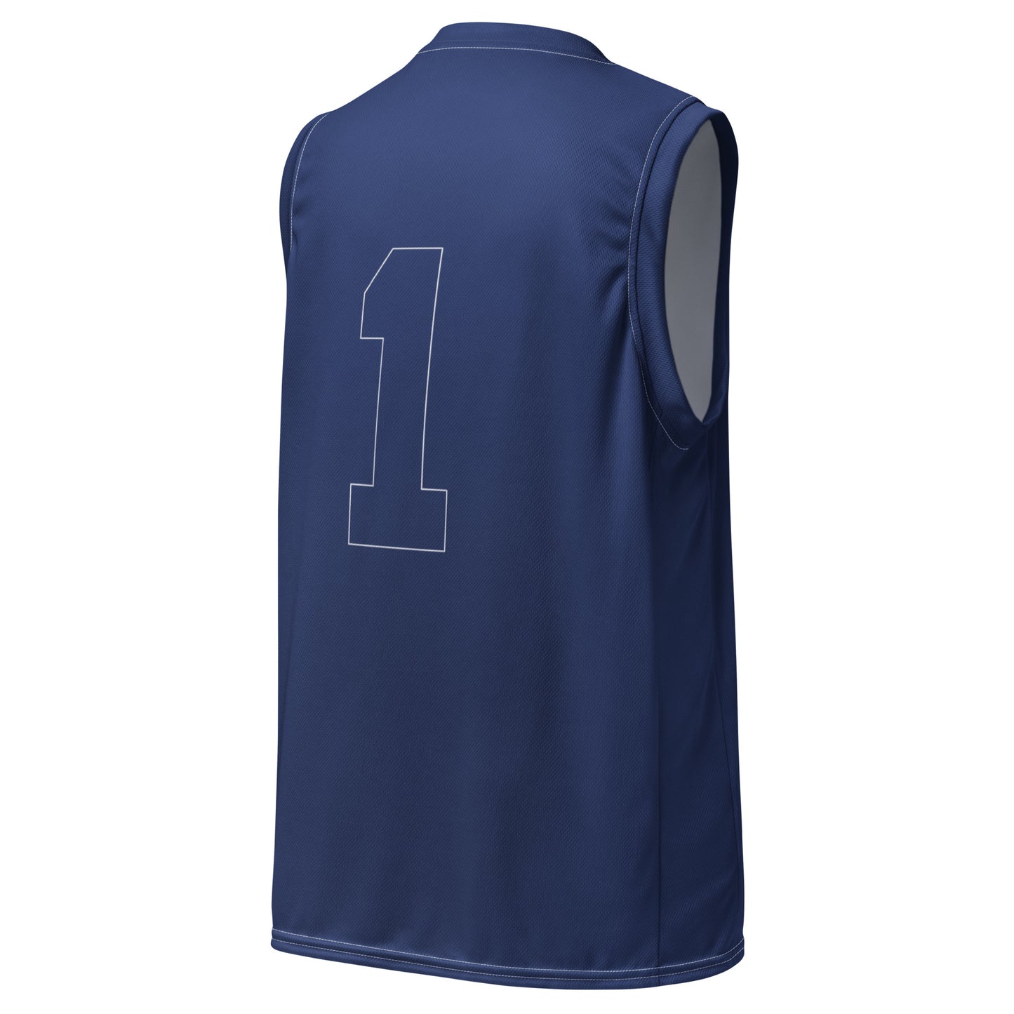 ВИКИНГ Original Navy Blue #1 Basketball Jersey Men’s