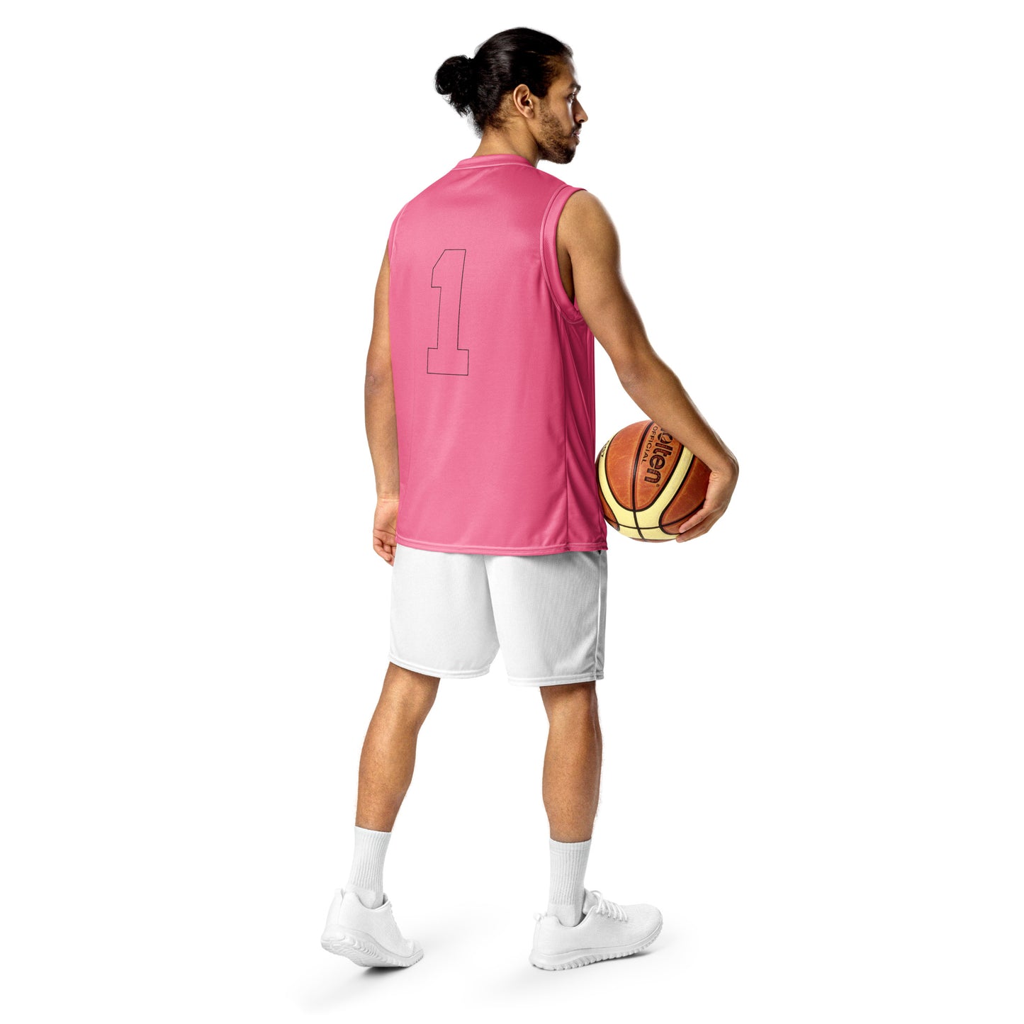 ВИКИНГ Original Bubble Gum Pink #1 Basketball Jersey Men’s