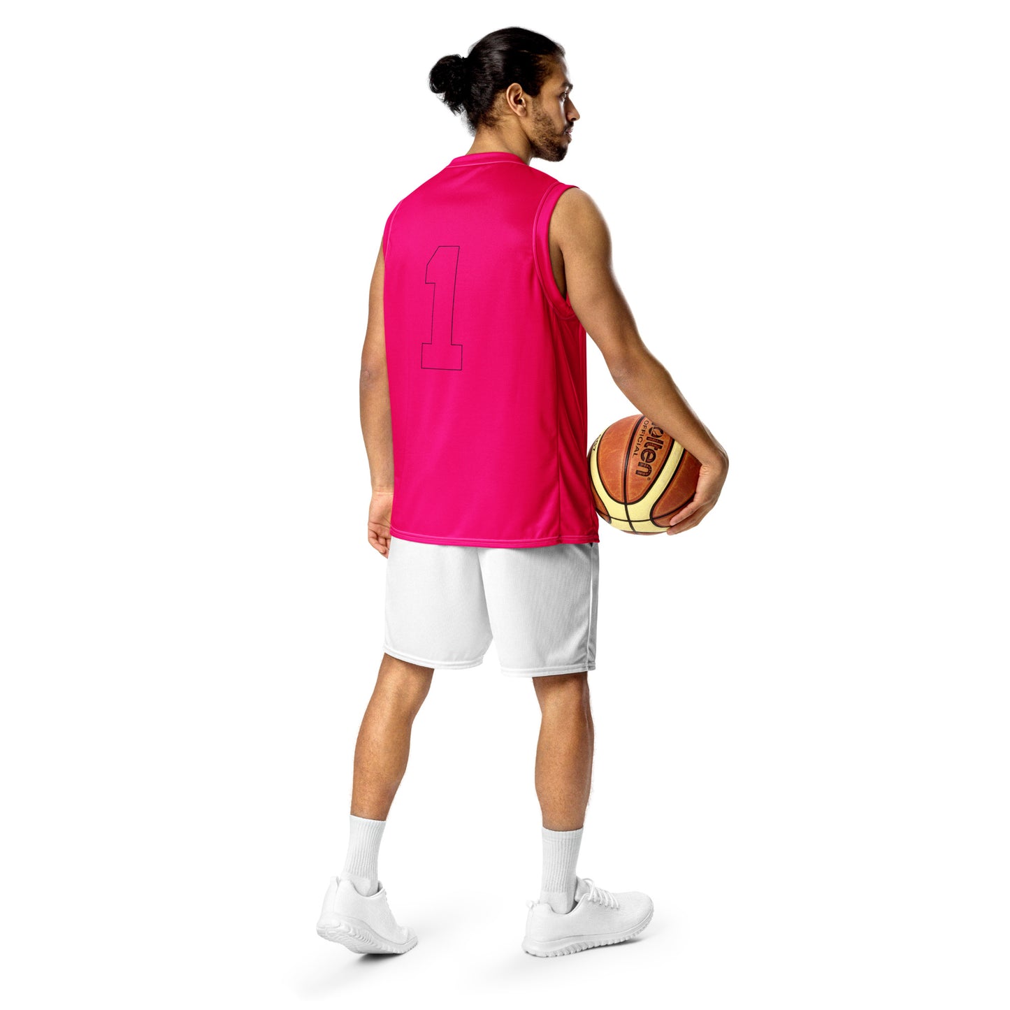 ВИКИНГ Original Bright Pink #1 Basketball Jersey Men’s