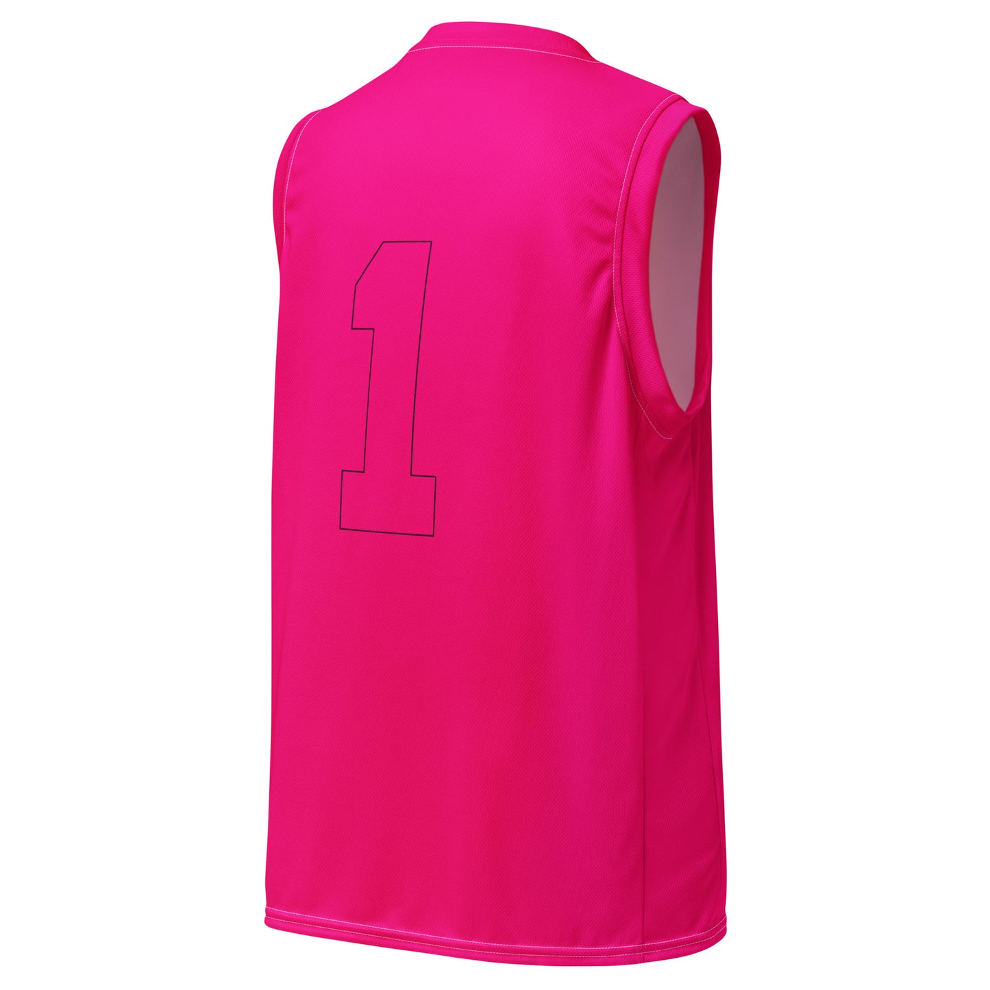 ВИКИНГ Original Bright Pink #1 Basketball Jersey Men’s