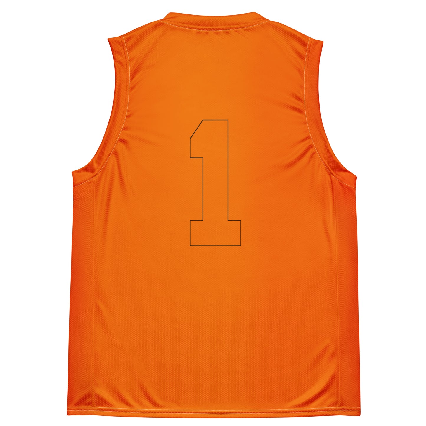 ВИКИНГ Original Tangerine Orange #1 Basketball Jersey Men’s