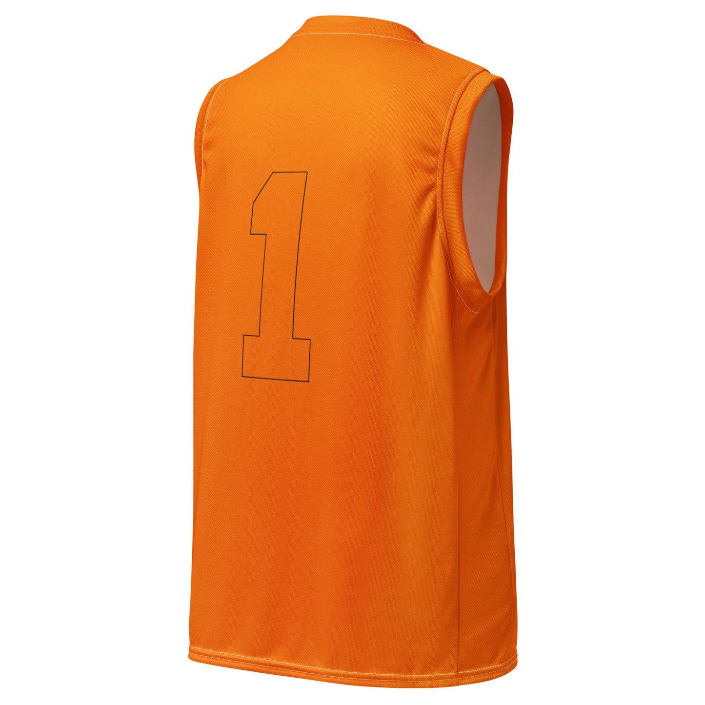 ВИКИНГ Original Tangerine Orange #1 Basketball Jersey Men’s