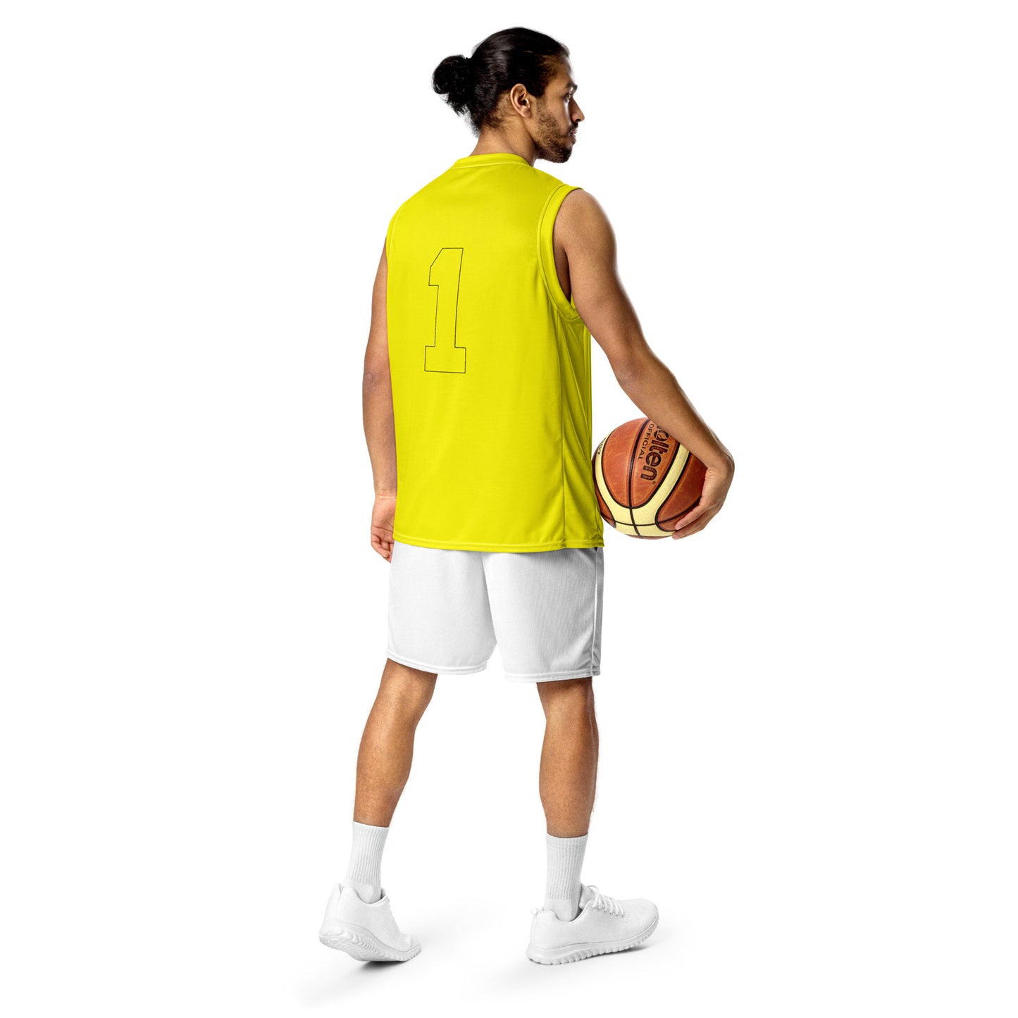 ВИКИНГ Original Bumble Bee Yellow #1 Basketball Jersey Men’s