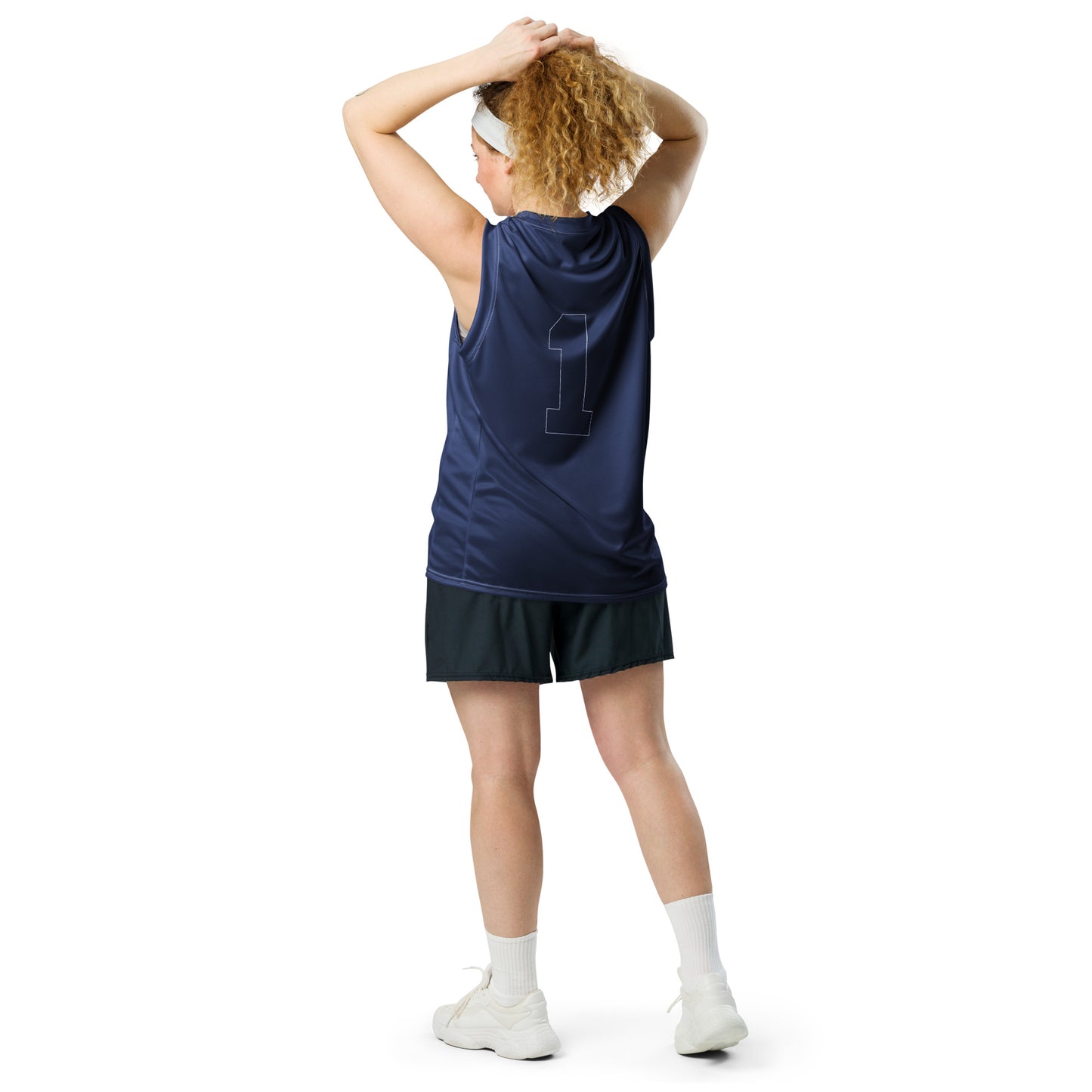 ВИКИНГ Original Navy Blue #1 Basketball Jersey Women’s