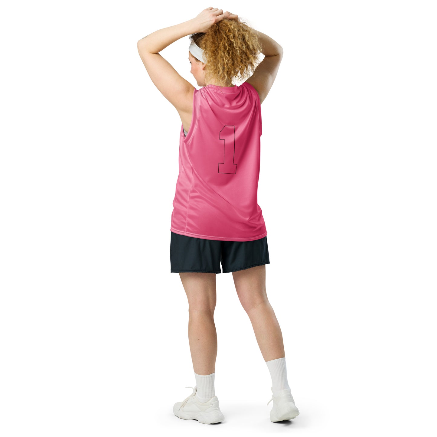 ВИКИНГ Original Bubble Gum Pink #1 Basketball Jersey Women’s