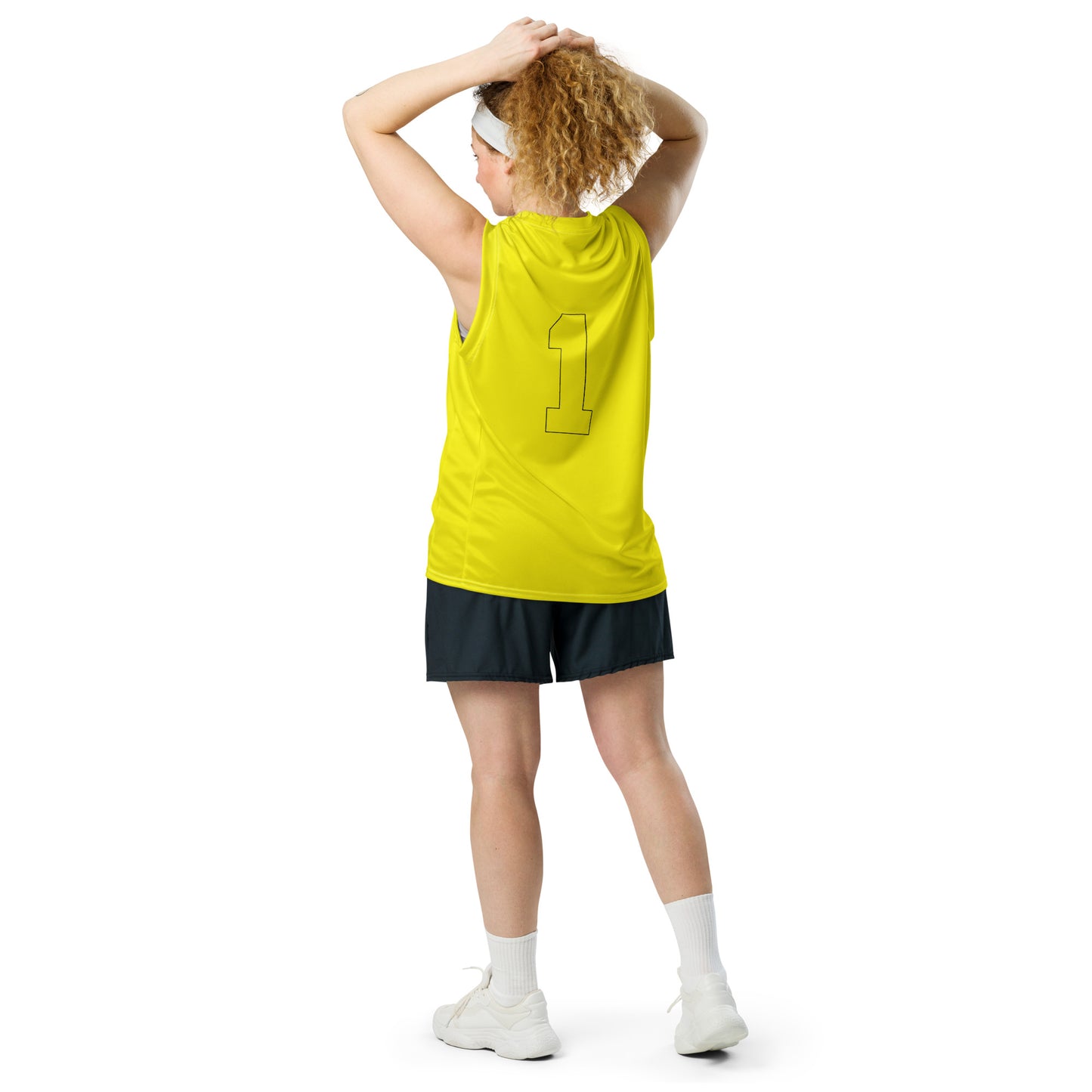 ВИКИНГ Original Bumble Bee Yellow #1 Basketball Jersey Women’s