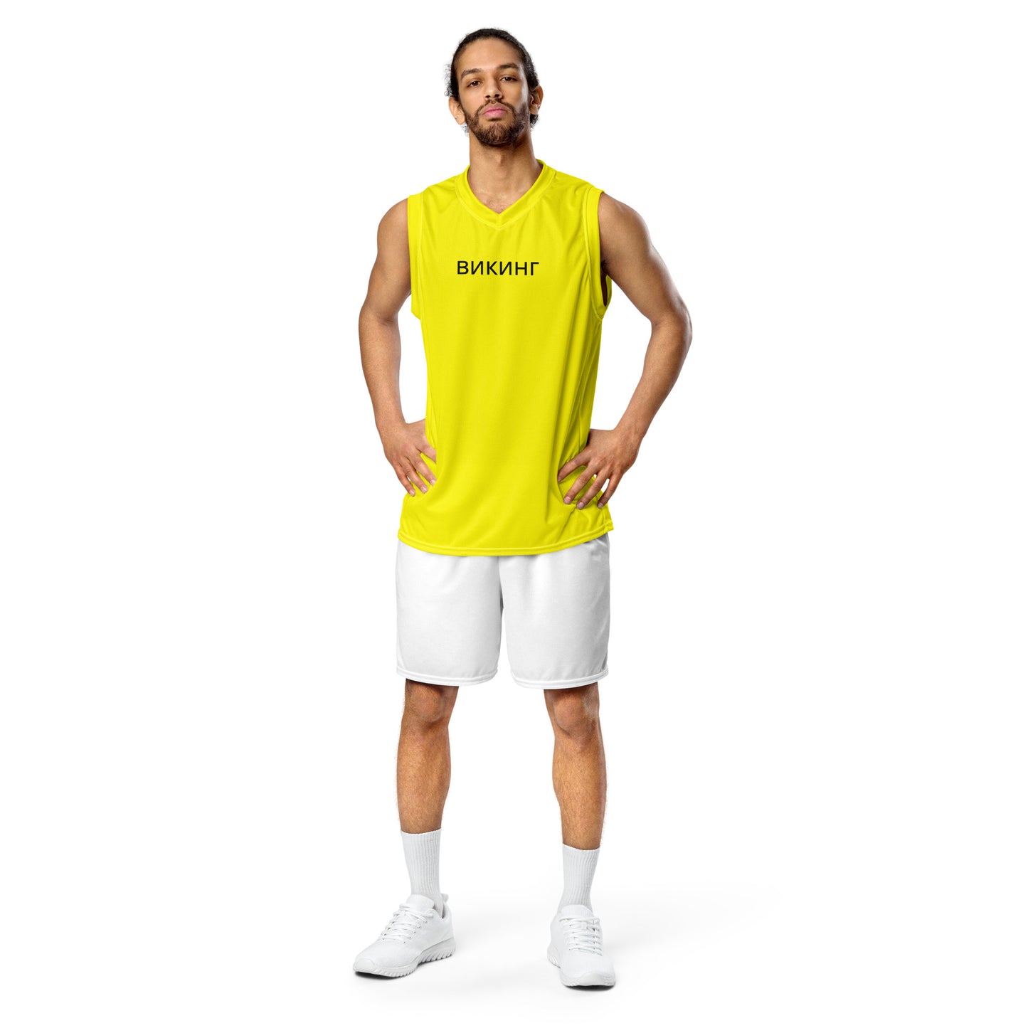 ВИКИНГ Original Bumble Bee Yellow #1 Basketball Jersey Men’s