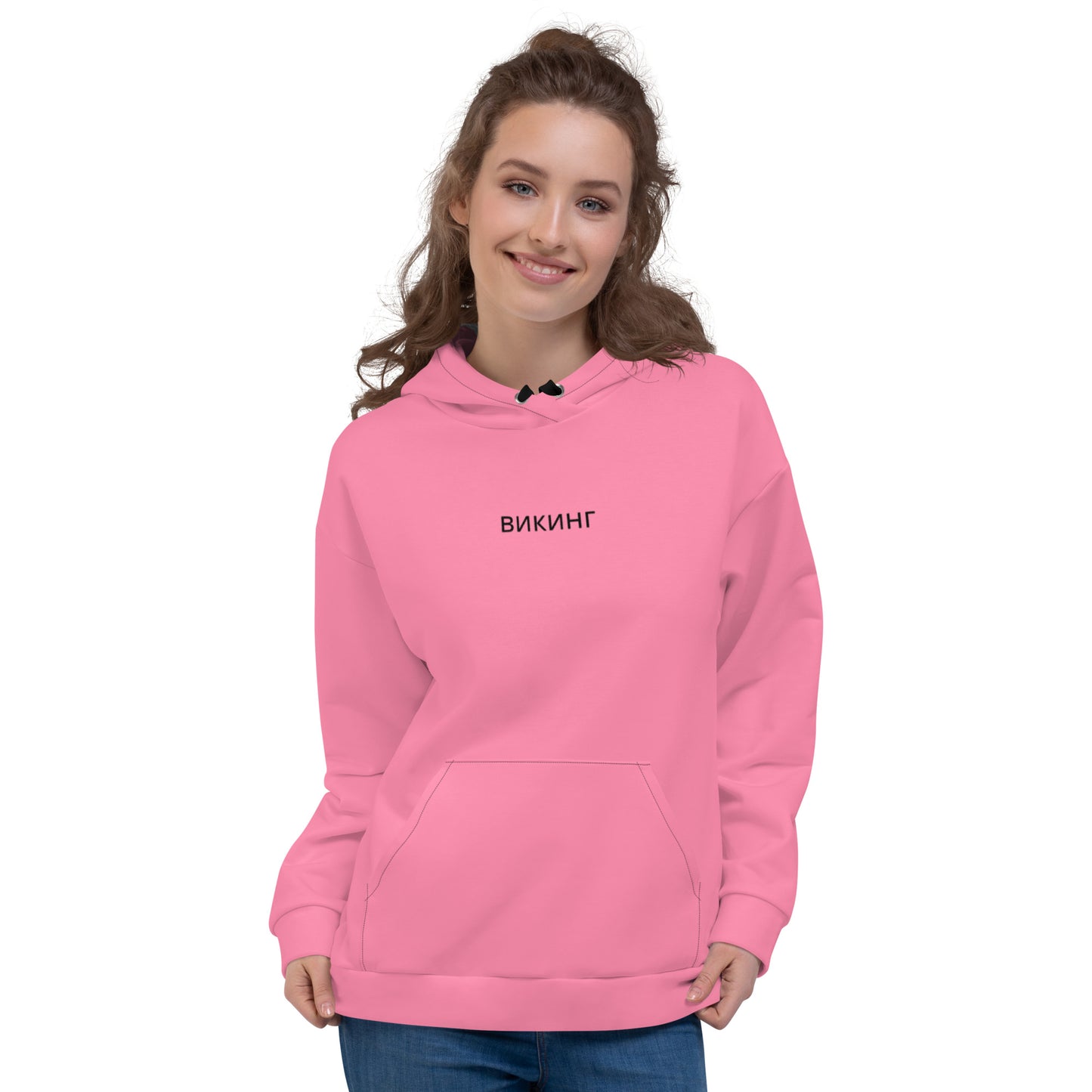 ВИКИНГ Original Bubble Gum Pink Hoodie Women’s