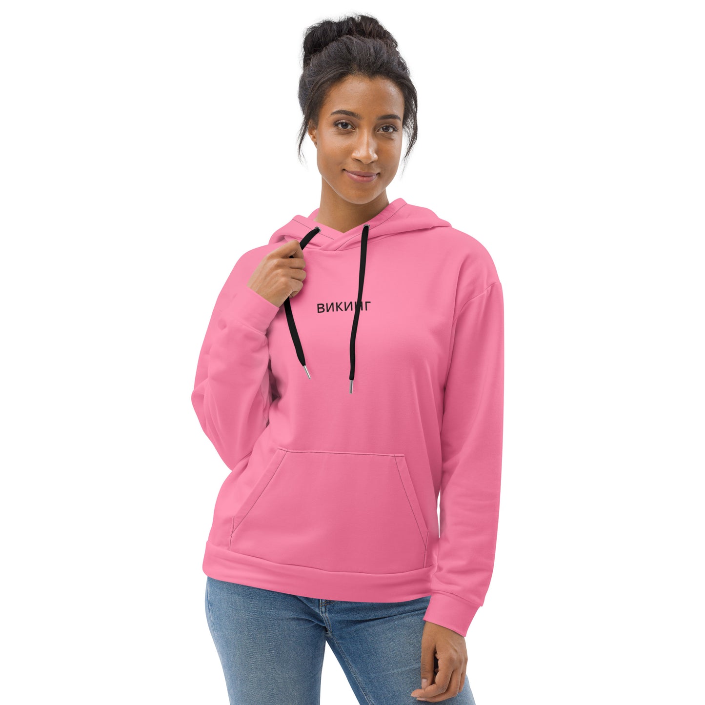 ВИКИНГ Original Bubble Gum Pink Hoodie Women’s