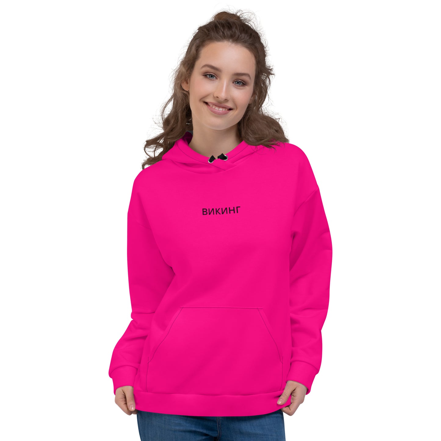 ВИКИНГ Original Bright Pink Hoodie Women’s