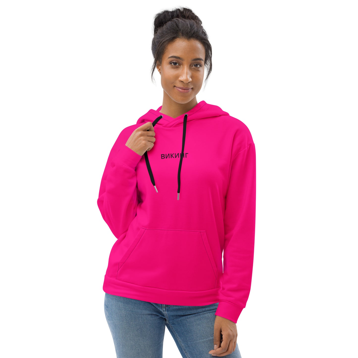 ВИКИНГ Original Bright Pink Hoodie Women’s