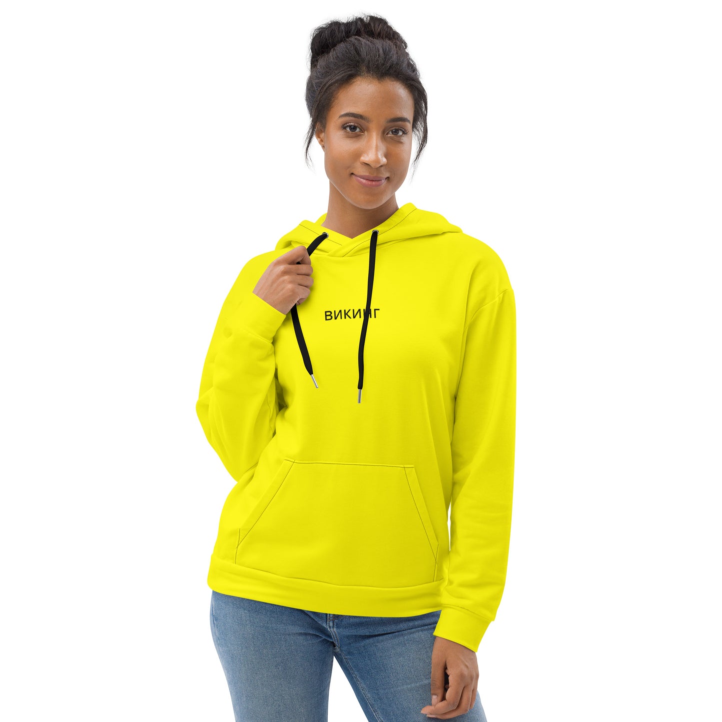 ВИКИНГ Original Bumble Bee Yellow Hoodie Women’s