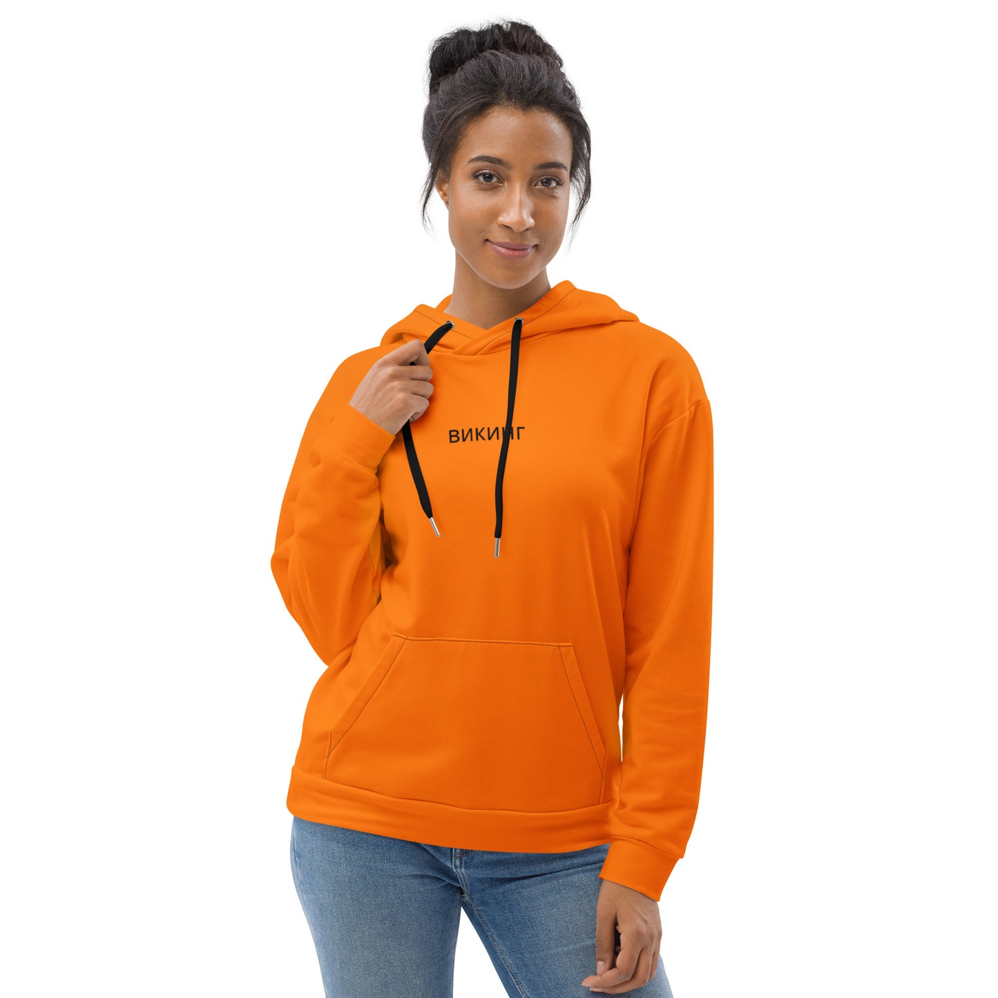 ВИКИНГ Original Tangerine Orange Hoodie Women’s