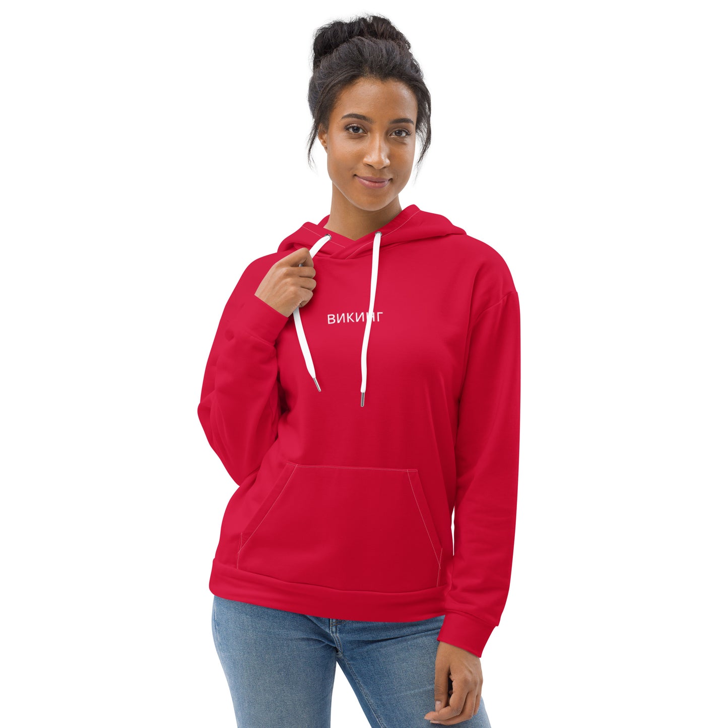 ВИКИНГ Original Lipstick Red Hoodie Women’s