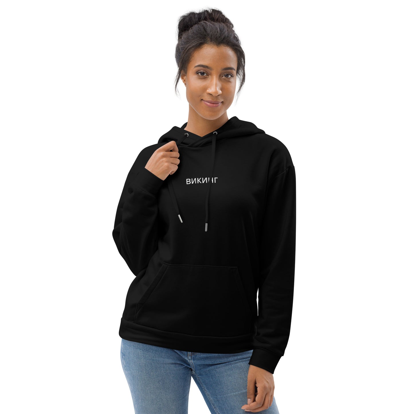 ВИКИНГ Original Midnight Black Hoodie Women’s