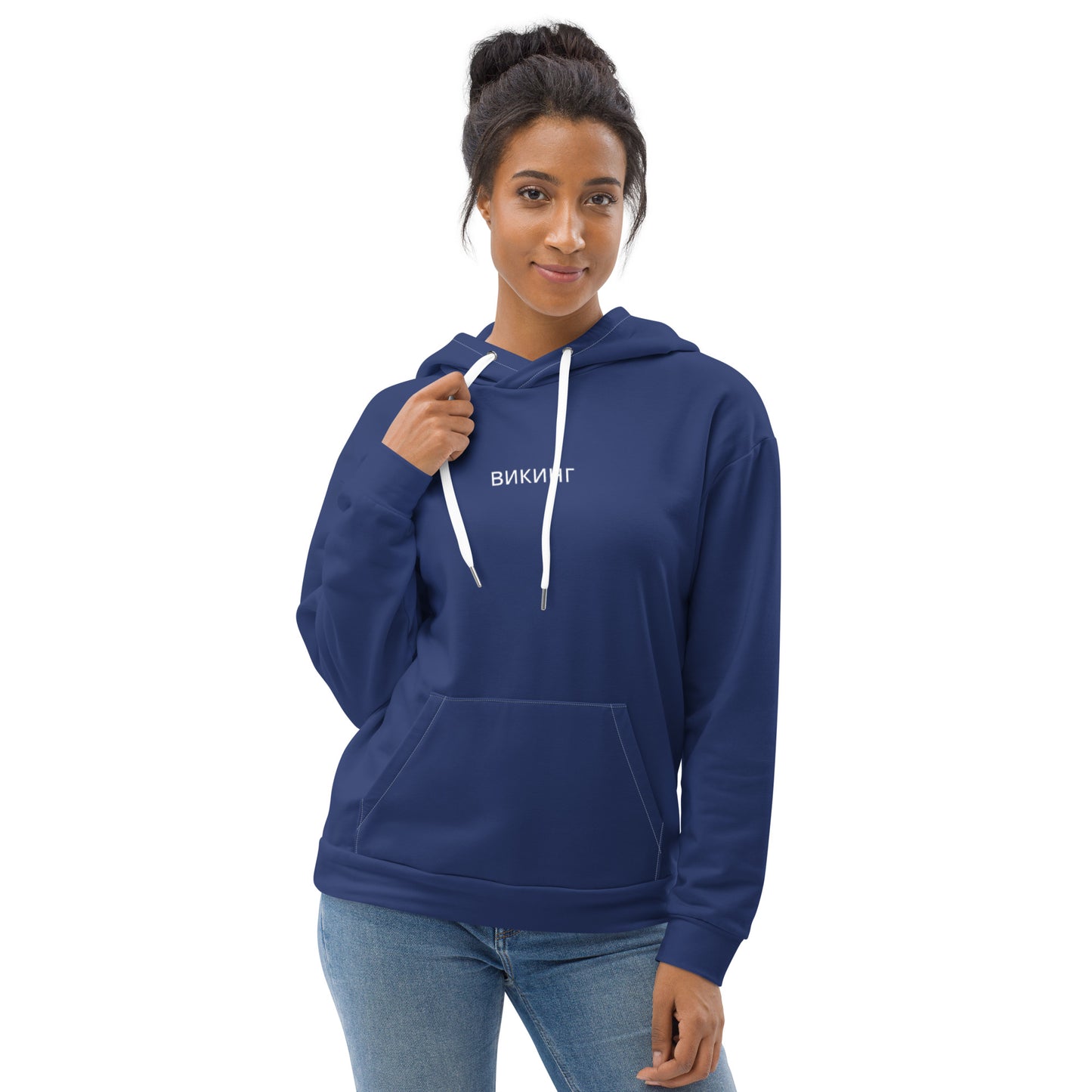 ВИКИНГ Original Navy Blue Hoodie Women’s