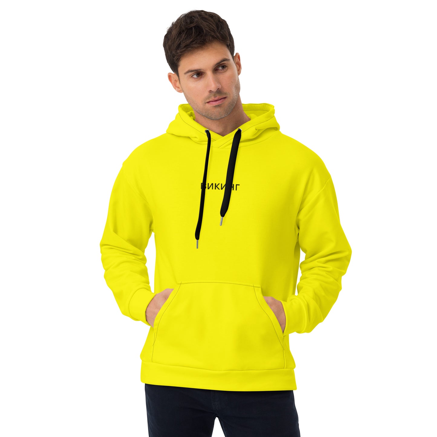 ВИКИНГ Original Bumble Bee Yellow Hoodie Men’s