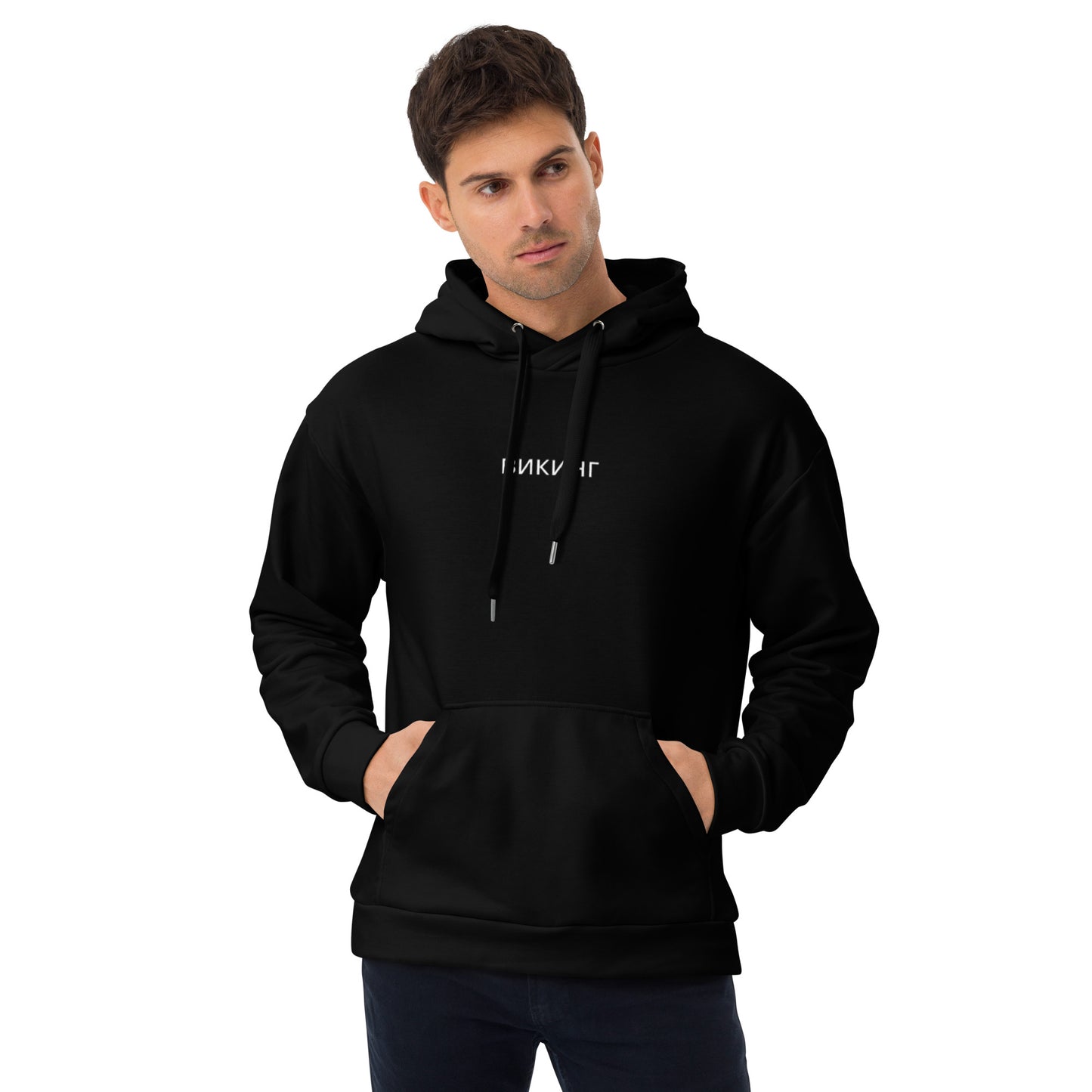 ВИКИНГ Original Midnight Black Hoodie Men’s