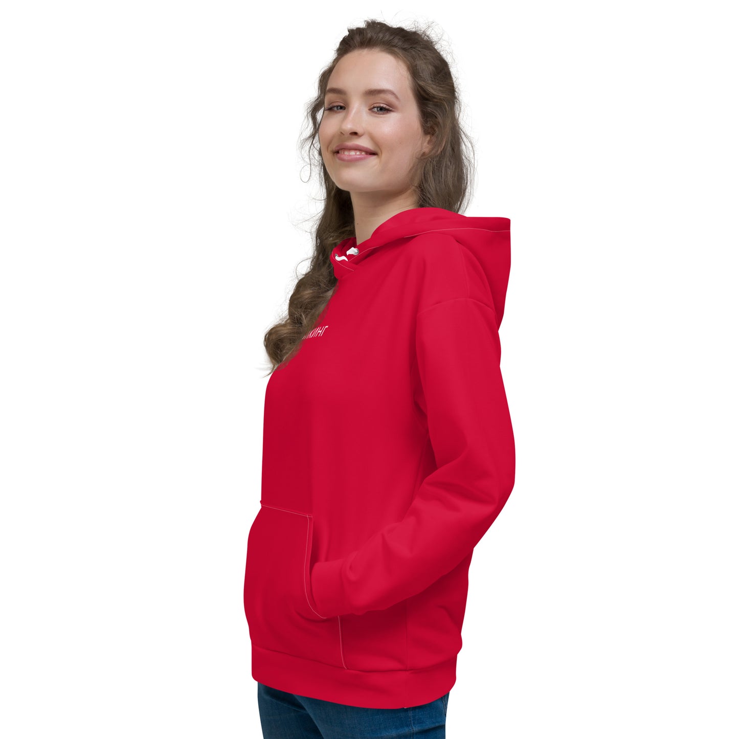 ВИКИНГ Original Lipstick Red Hoodie Women’s