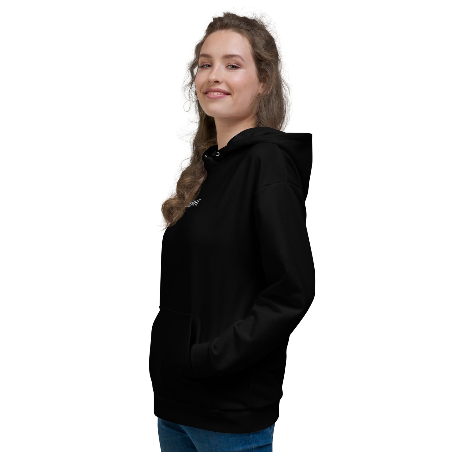 ВИКИНГ Original Midnight Black Hoodie Women’s