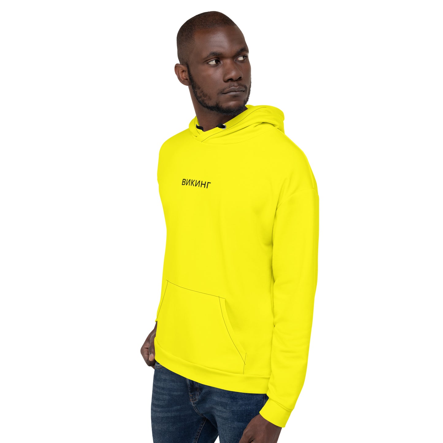 ВИКИНГ Original Bumble Bee Yellow Hoodie Men’s