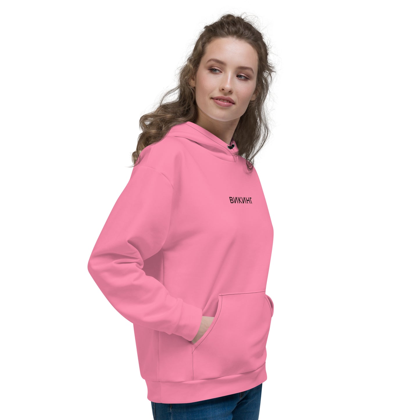 ВИКИНГ Original Bubble Gum Pink Hoodie Women’s