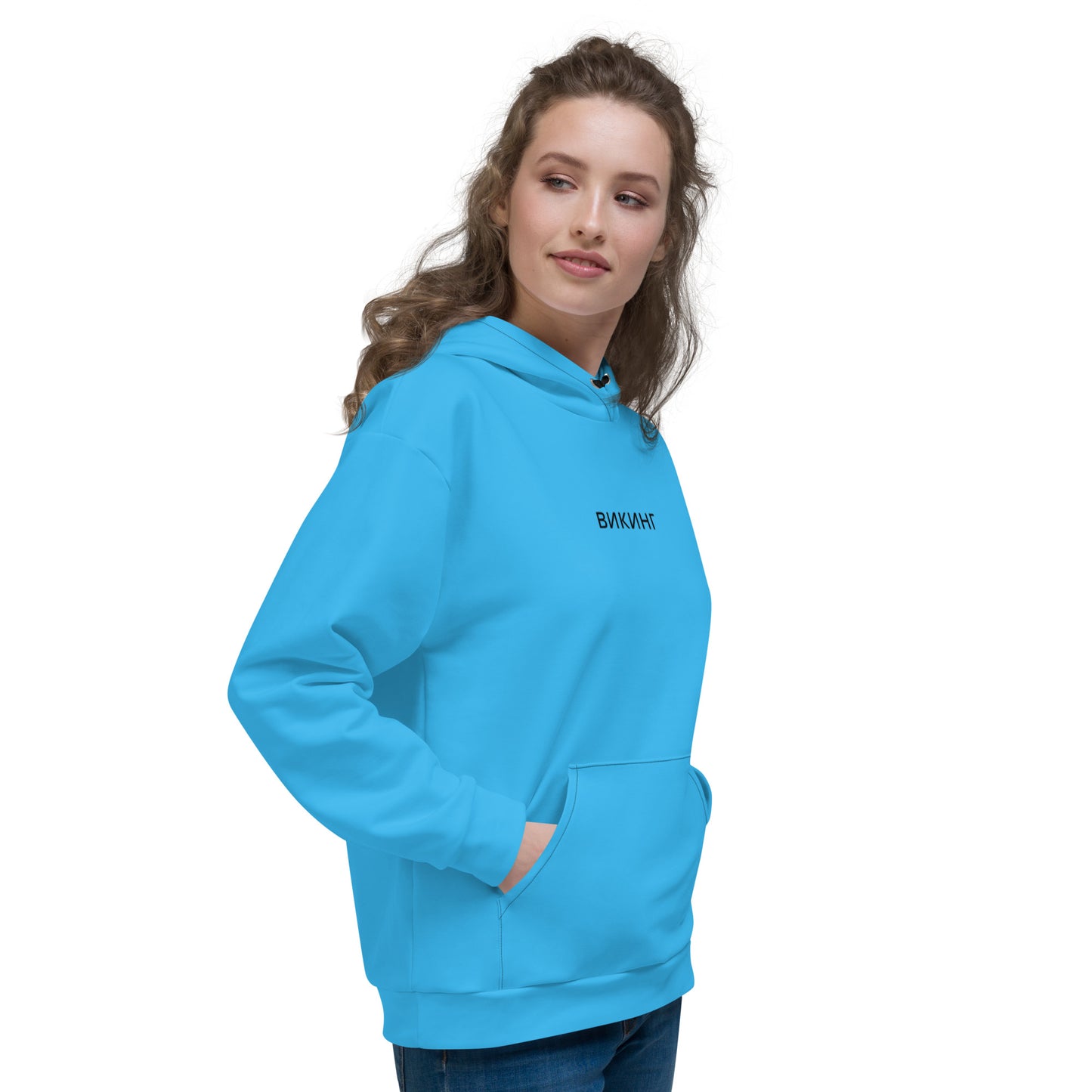 ВИКИНГ Original Olympic Blue Hoodie Women’s