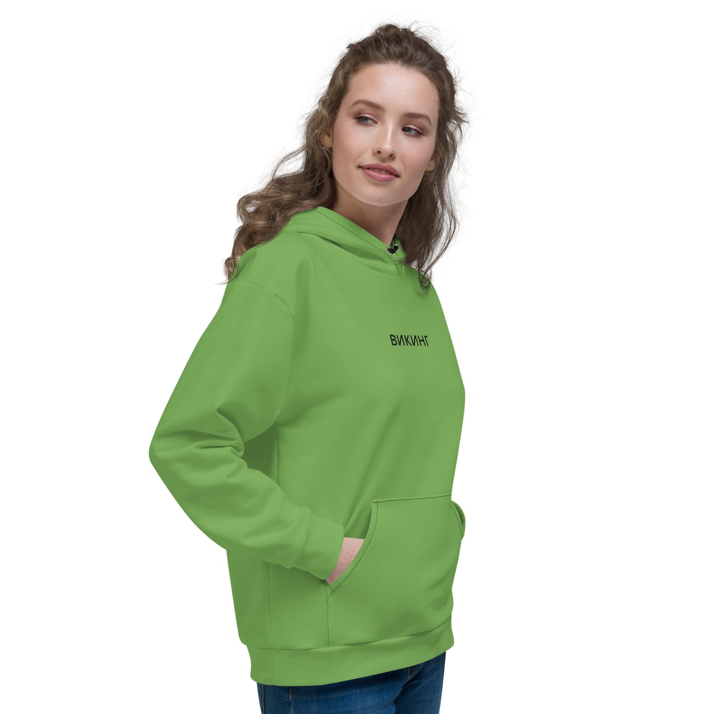 ВИКИНГ Original Shamrock Green Hoodie Women’s