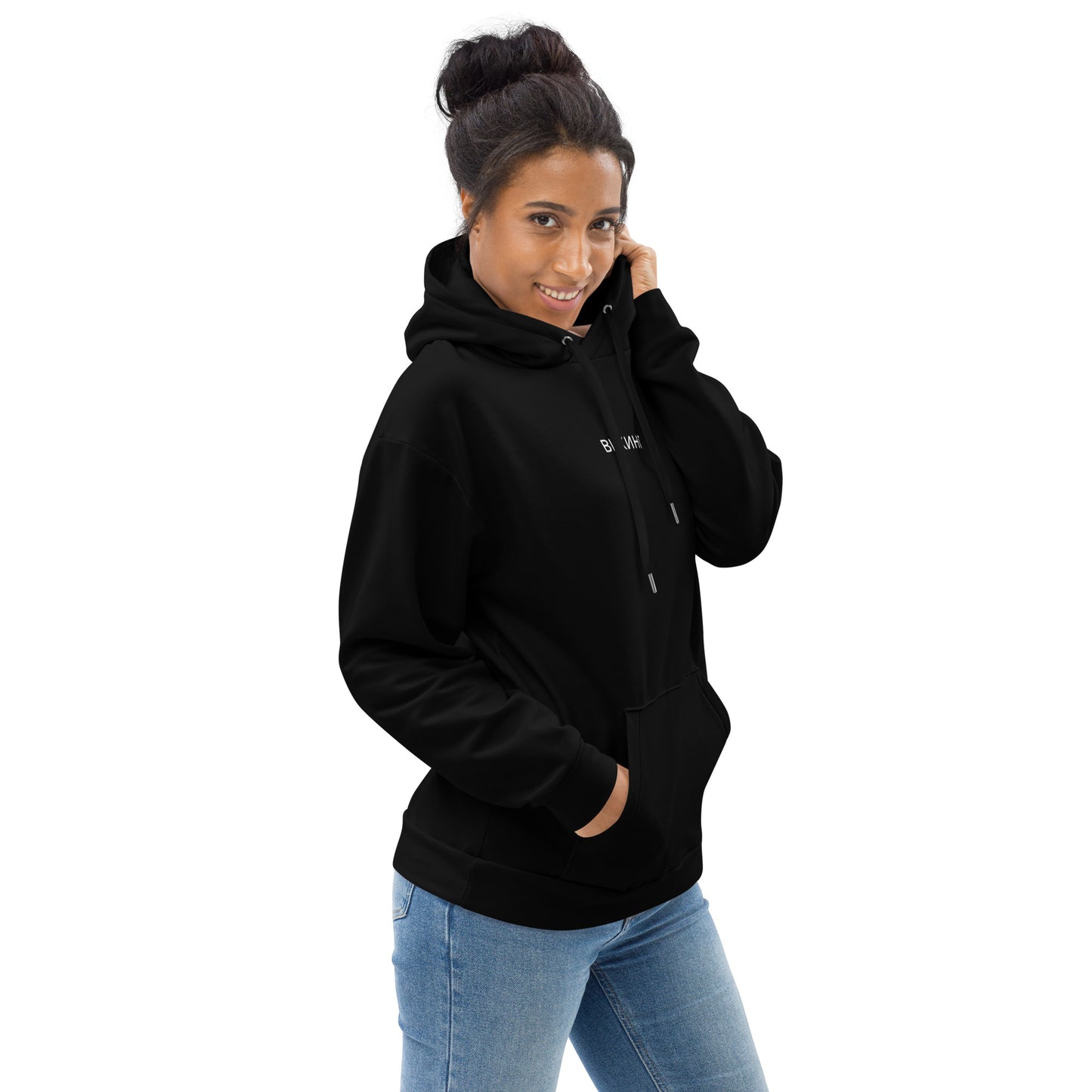 ВИКИНГ Original Midnight Black Hoodie Women’s