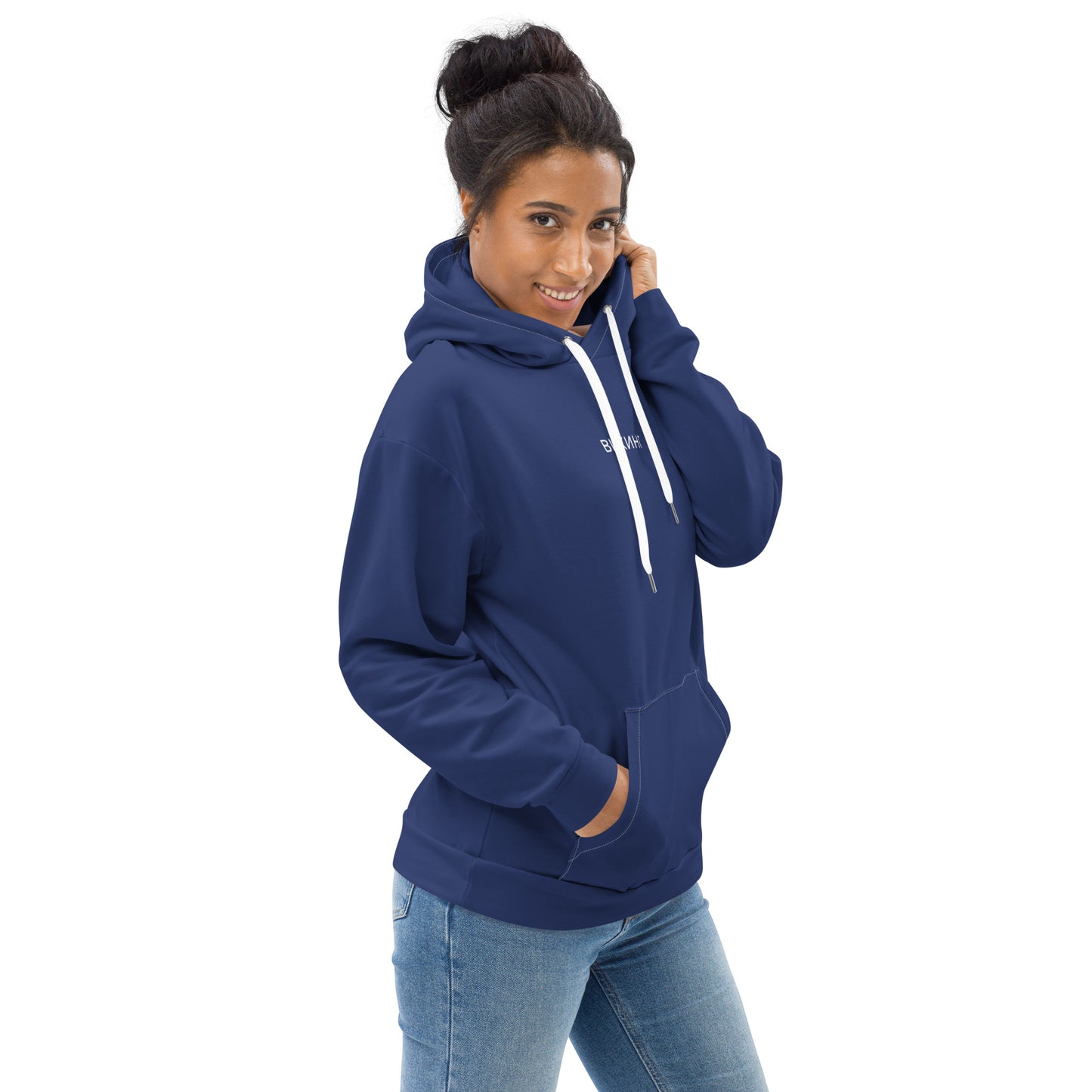 ВИКИНГ Original Navy Blue Hoodie Women’s