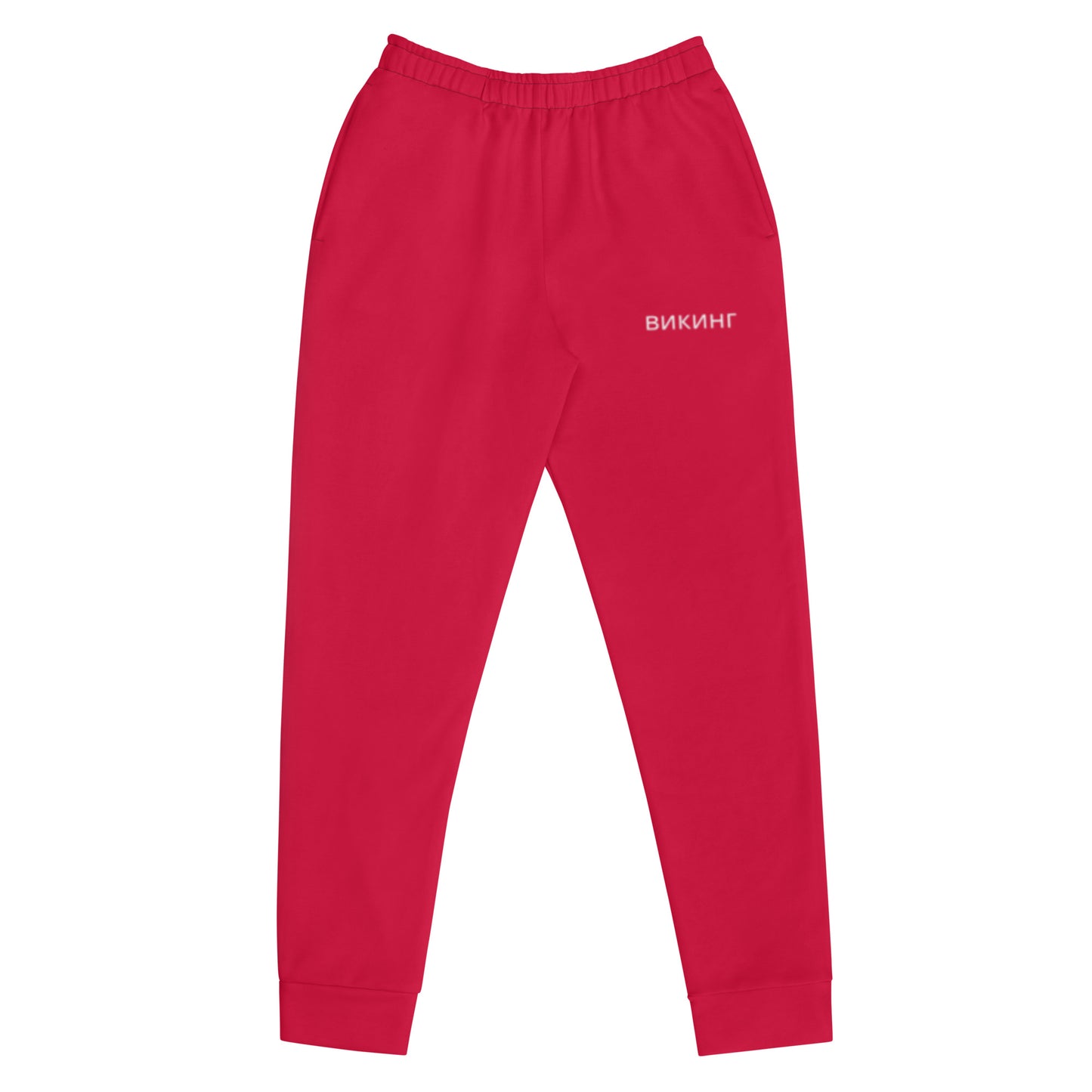 ВИКИНГ Original Lipstick Red Slim Fit Joggers Women’s