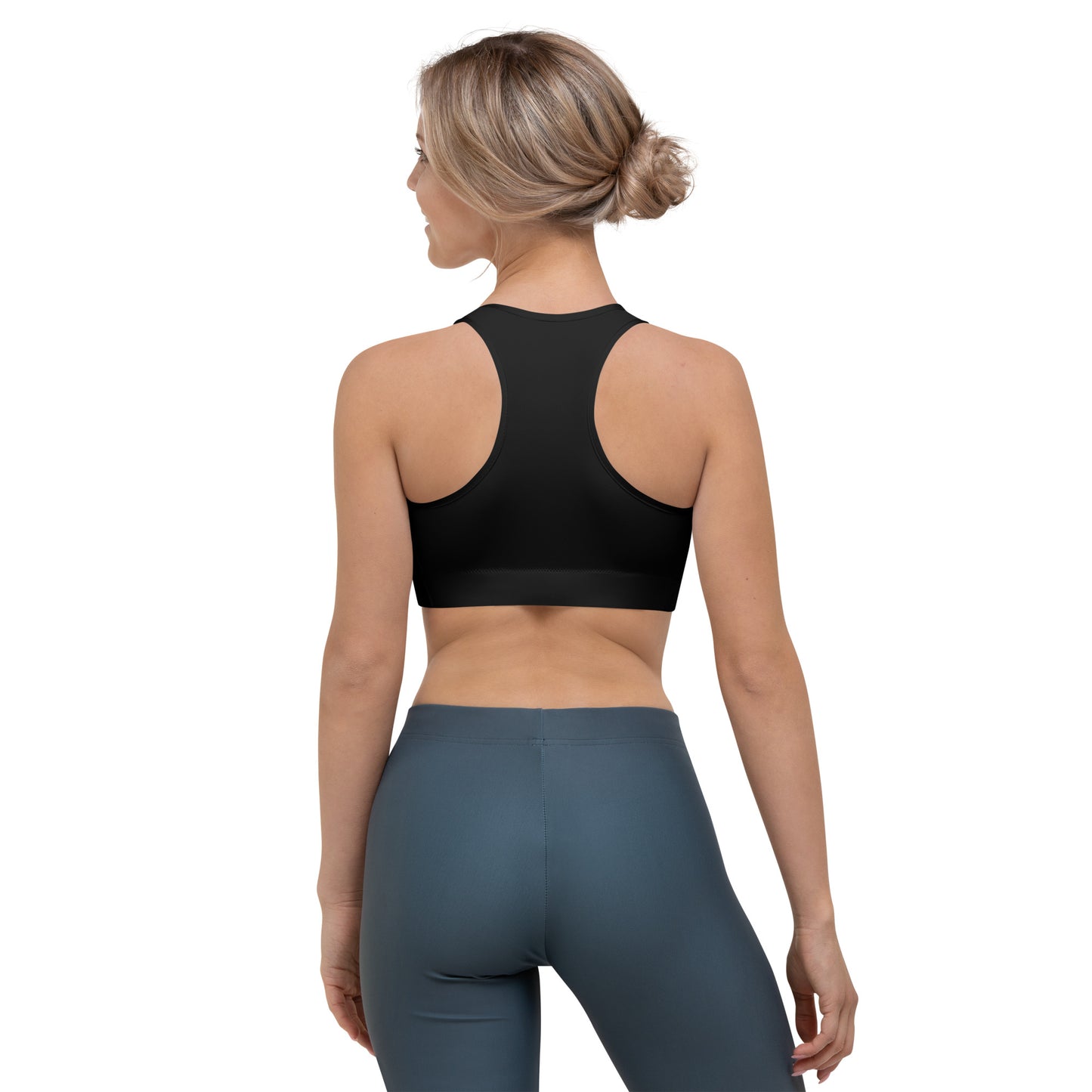 ВИКИНГ Original Midnight Black Athletic Sports Bra