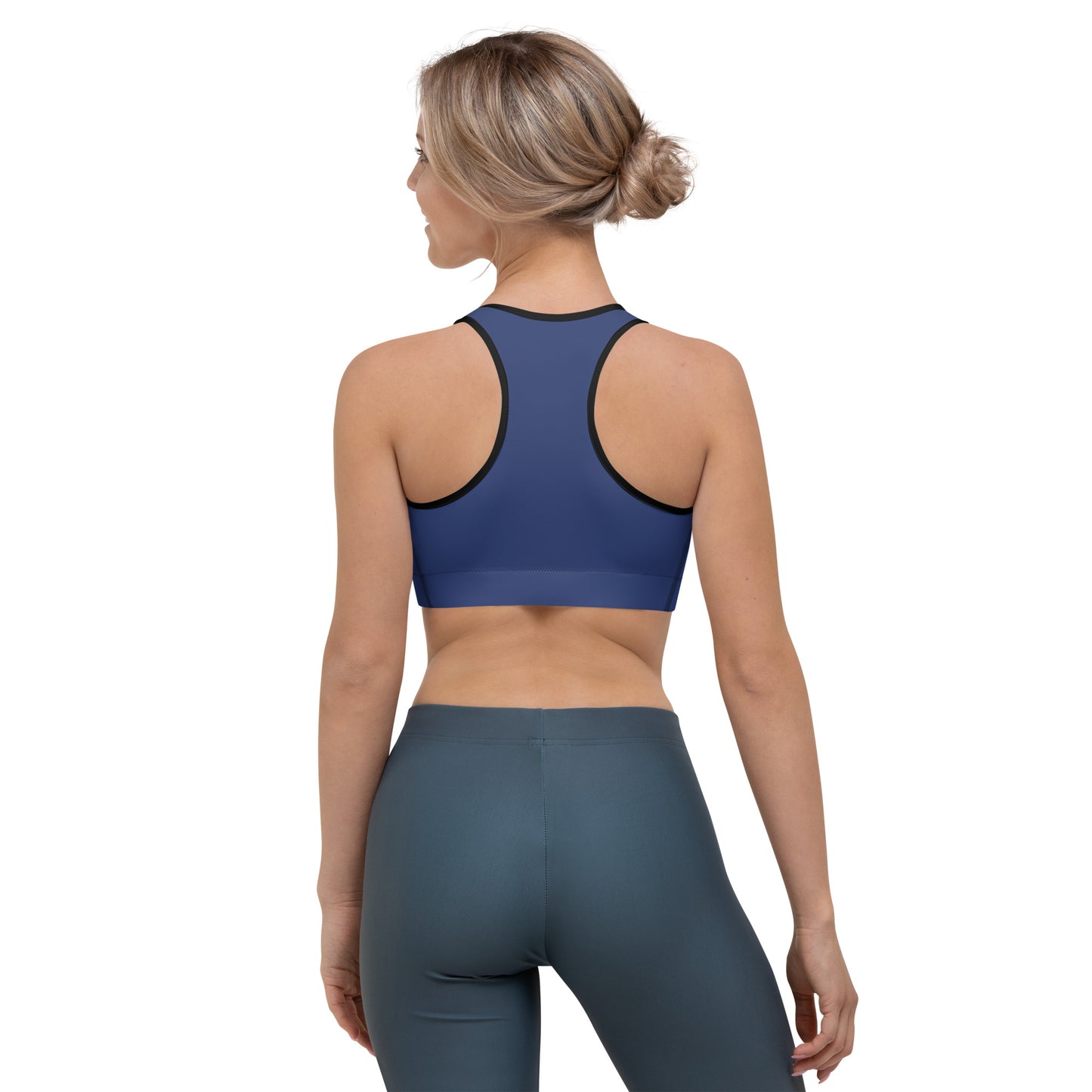 ВИКИНГ Original Navy Blue Athletic Sports Bra