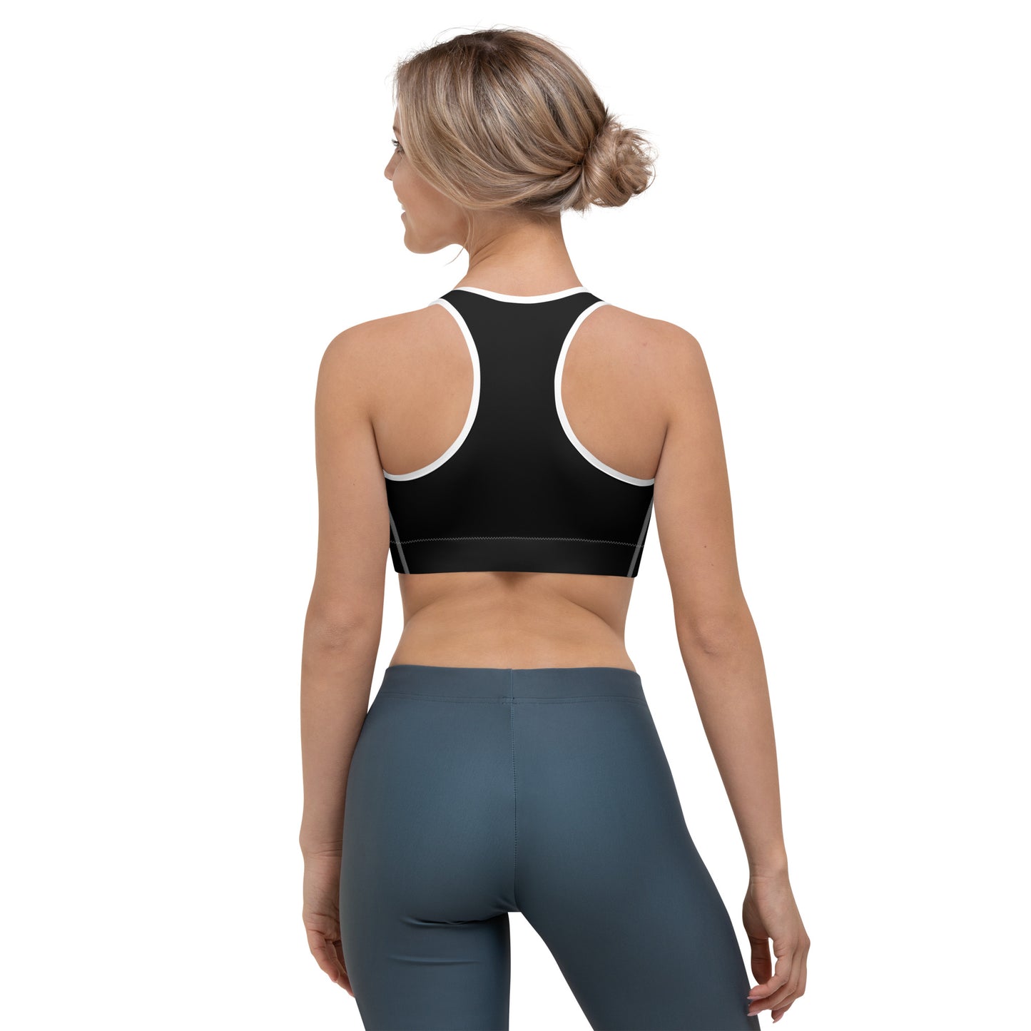 ВИКИНГ Original Midnight Black Athletic Sports Bra