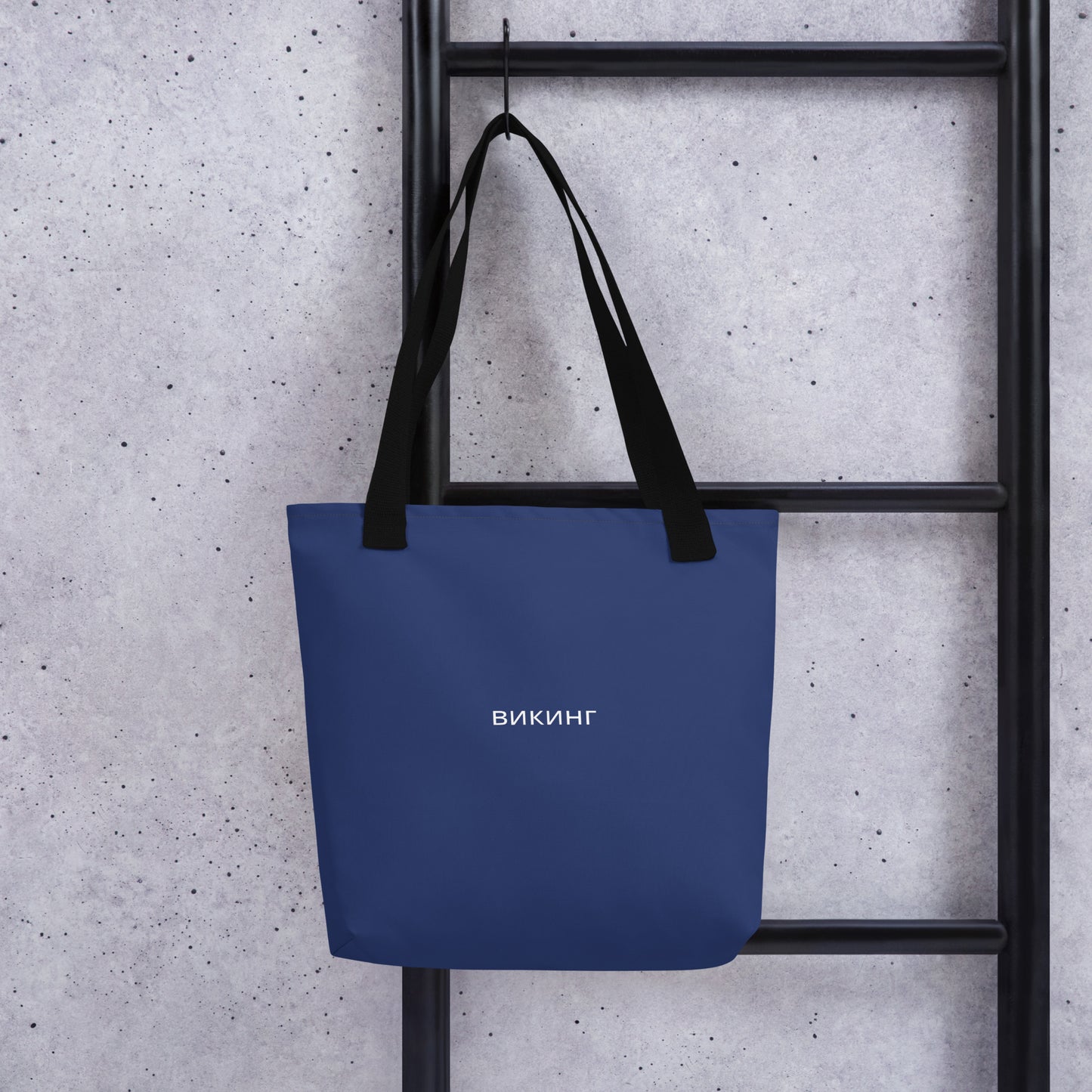 ВИКИНГ Original Navy Blue Tote Bag Standard