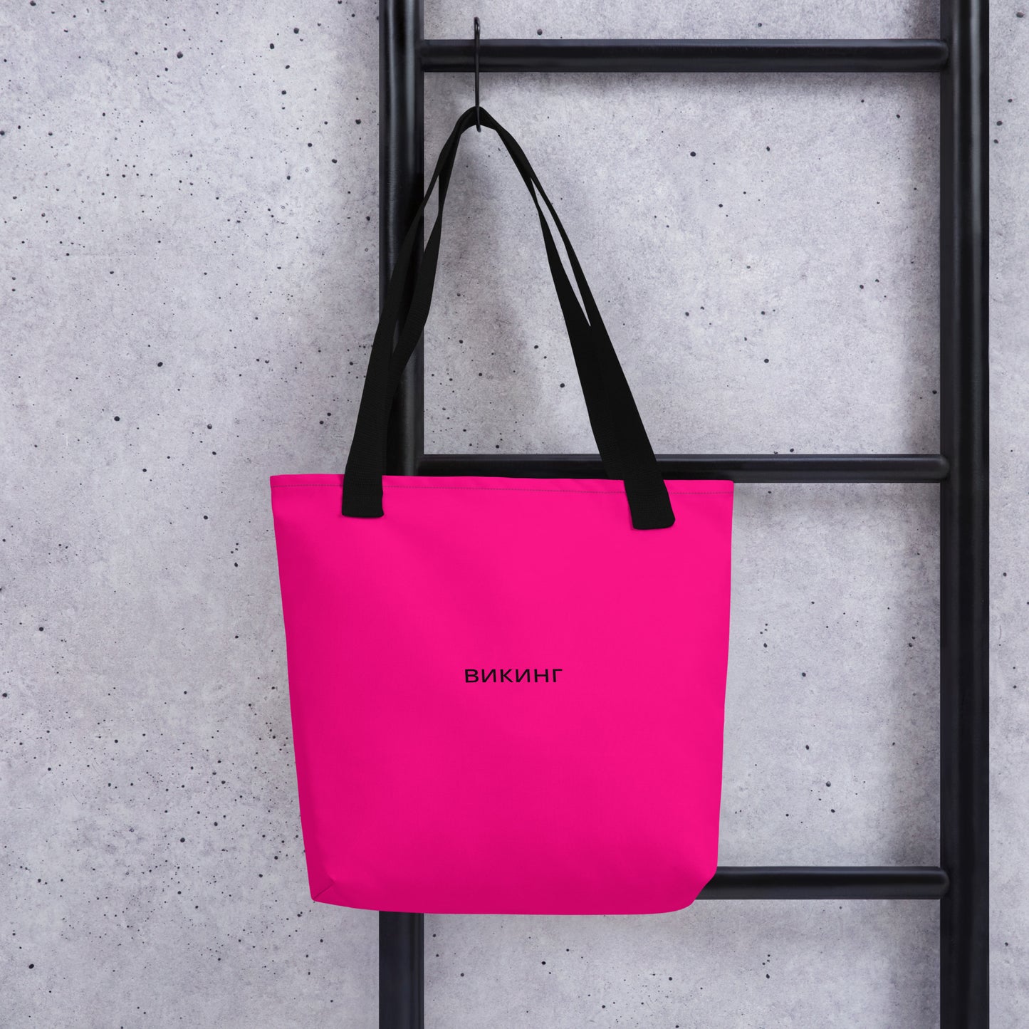 ВИКИНГ Original Bright Pink Tote Bag Standard