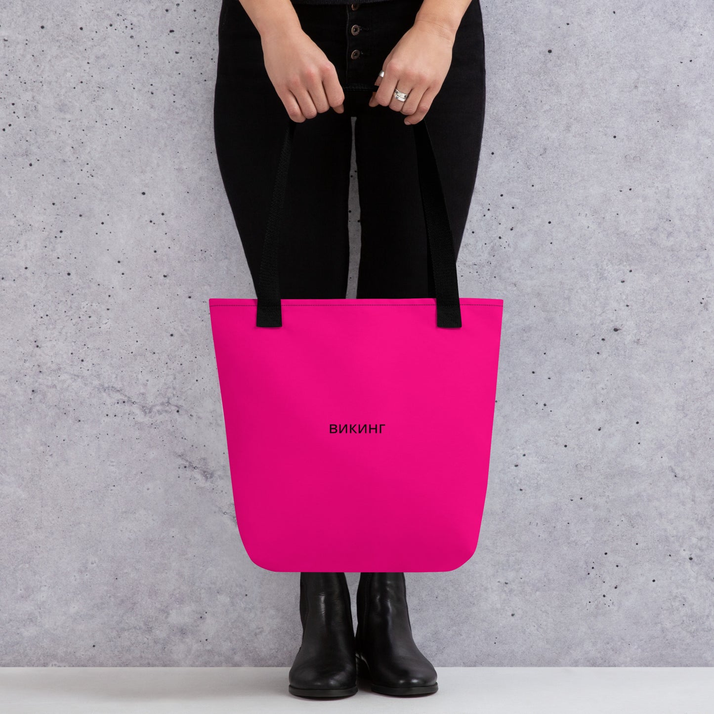 ВИКИНГ Original Bright Pink Tote Bag Standard