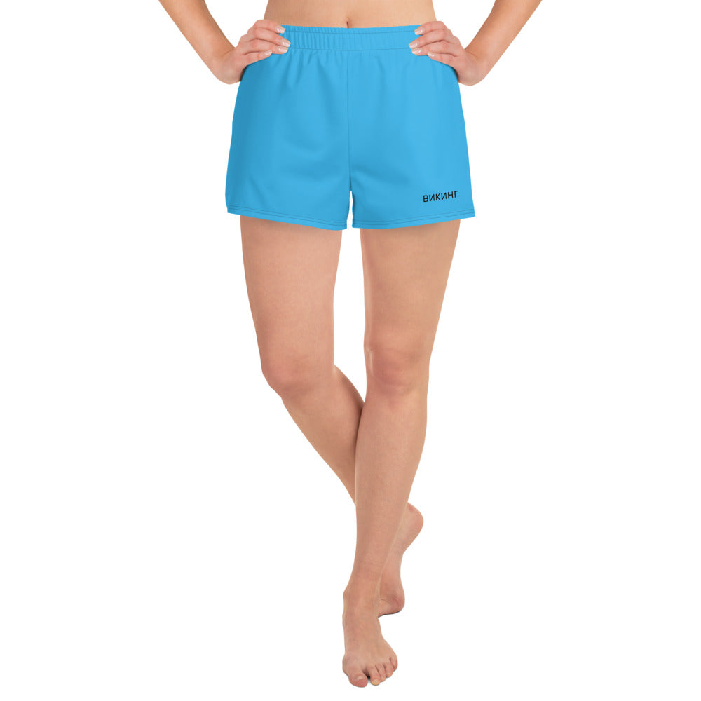 ВИКИНГ Original Olympic Blue 2.5” Athletic Shorts Women’s