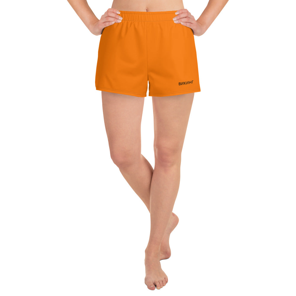 ВИКИНГ Original Tangerine Orange 2.5” Athletic Shorts Women’s