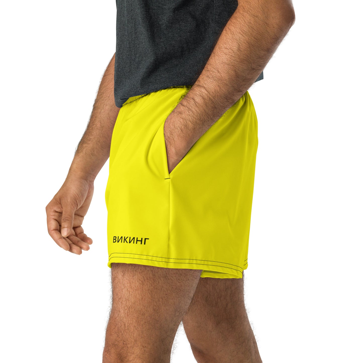 ВИКИНГ Original Bumble Bee Yellow 2.5” Athletic Shorts Men’s