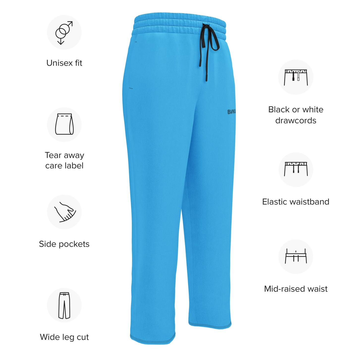 ВИКИНГ Original Olympic Blue Wide Leg Joggers Women’s