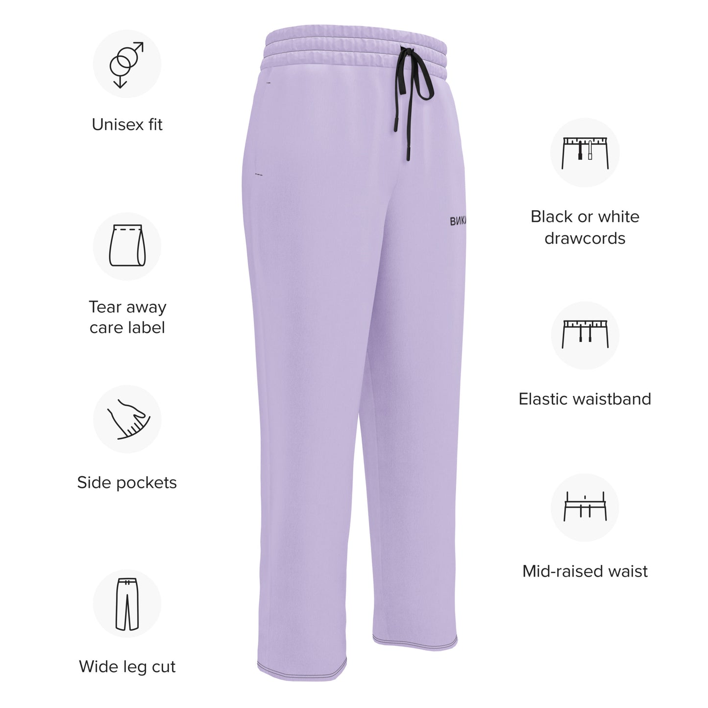 ВИКИНГ Original Lustful Purple Wide Leg Joggers Women’s