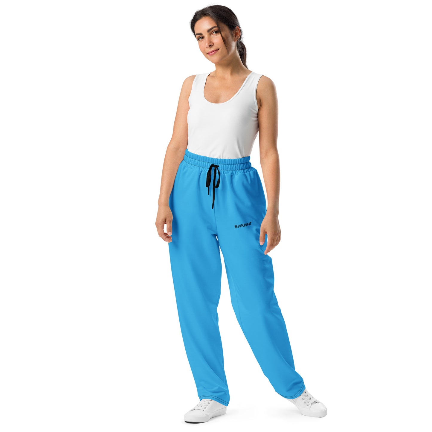 ВИКИНГ Original Olympic Blue Wide Leg Joggers Women’s