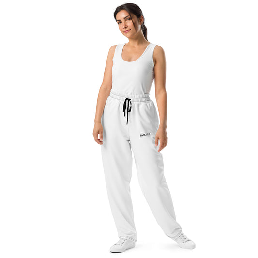 ВИКИНГ Original Snow White Wide Leg Joggers Women’s