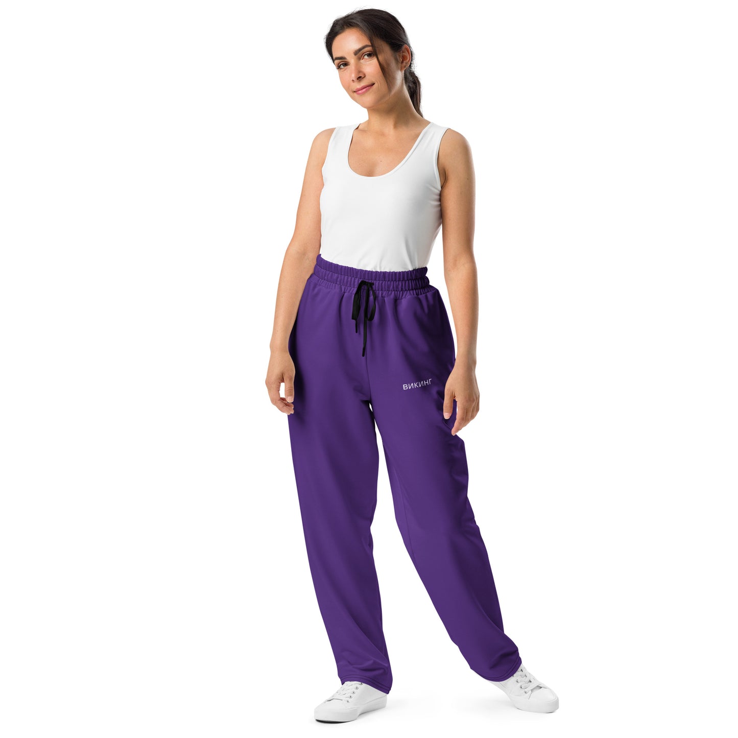 ВИКИНГ Original Plum Purple Wide Leg Joggers Women’s